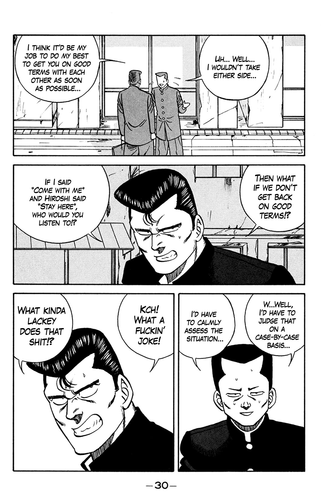 Be-Bop-Highschool Chapter 157 page 29 - Chapter 157: The Weak-Kneed Bastard's Subservience
