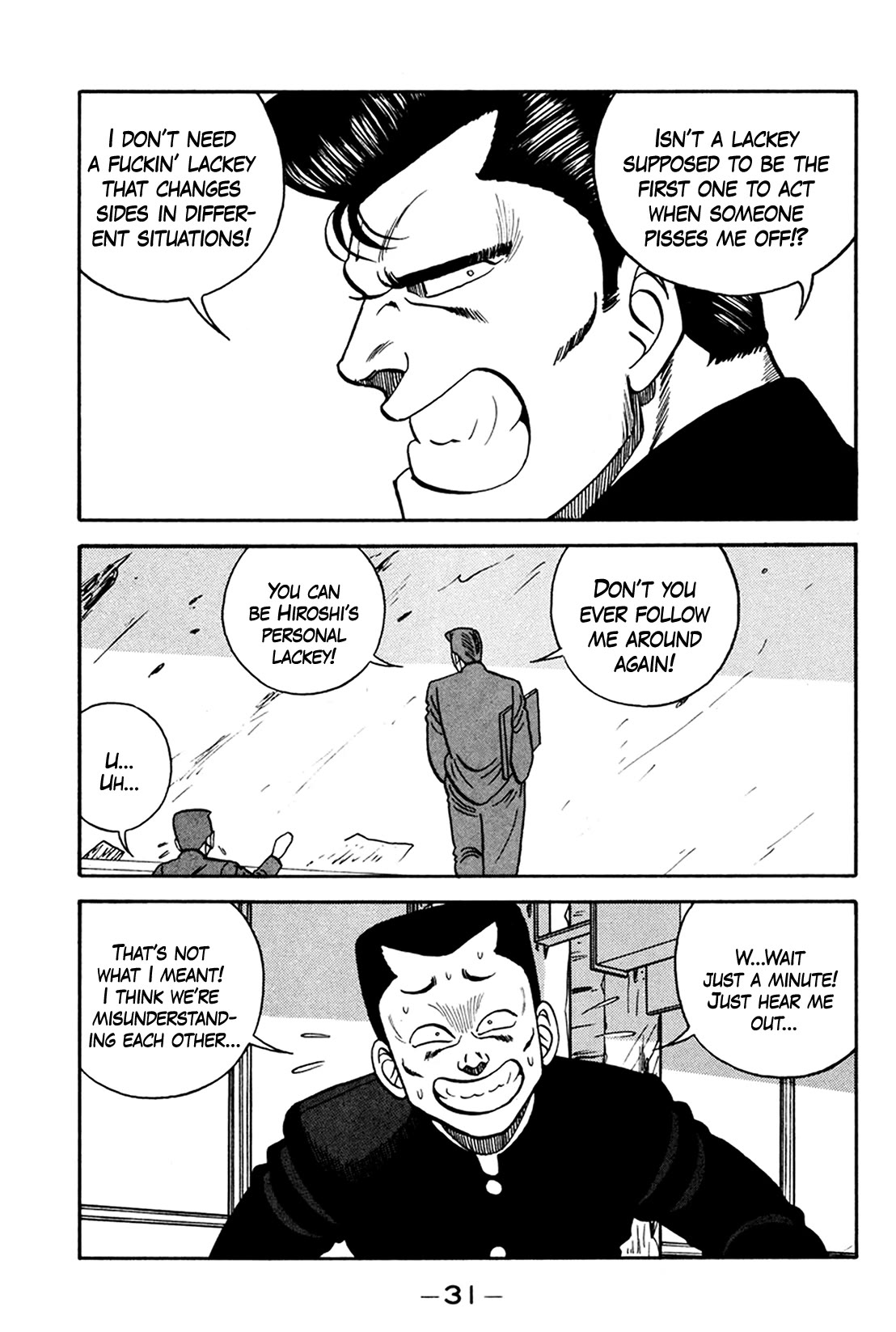 Be-Bop-Highschool Chapter 157 page 30 - Chapter 157: The Weak-Kneed Bastard's Subservience