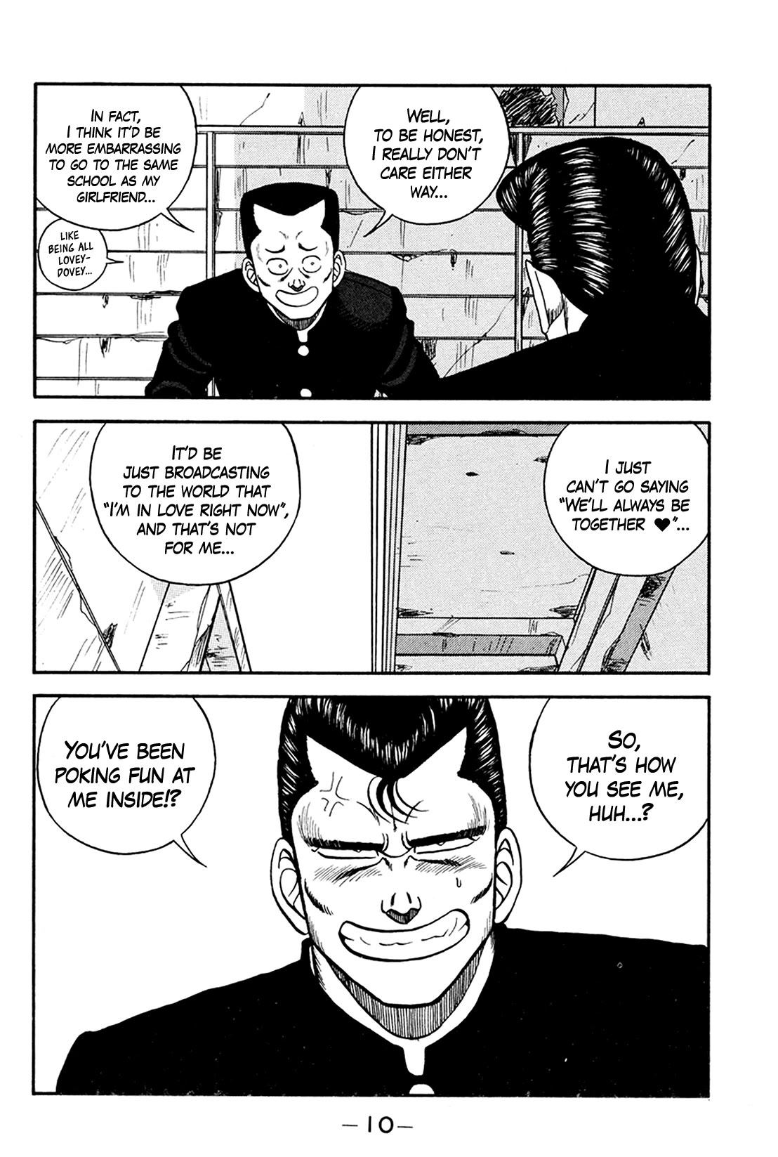 Be-Bop-Highschool Chapter 157 page 9 - Chapter 157: The Weak-Kneed Bastard's Subservience