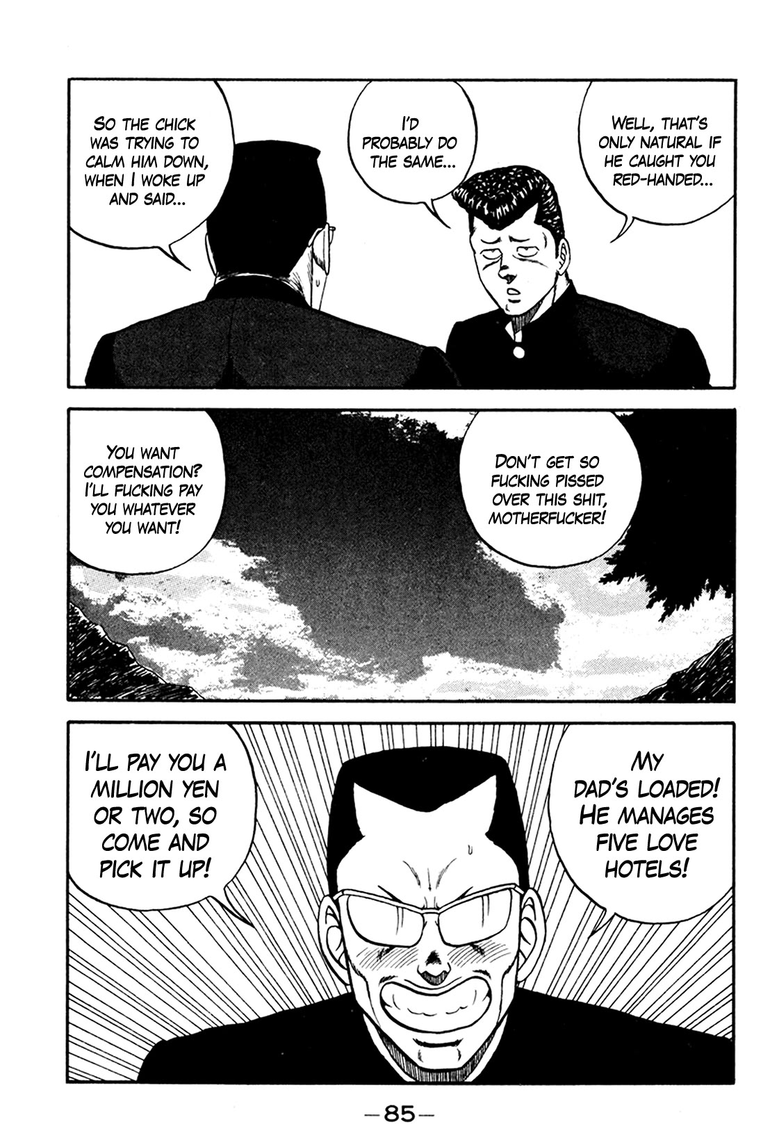 Be-Bop-Highschool Chapter 159 page 11 - Chapter 159: The Cowardly Boss' Life Consultation