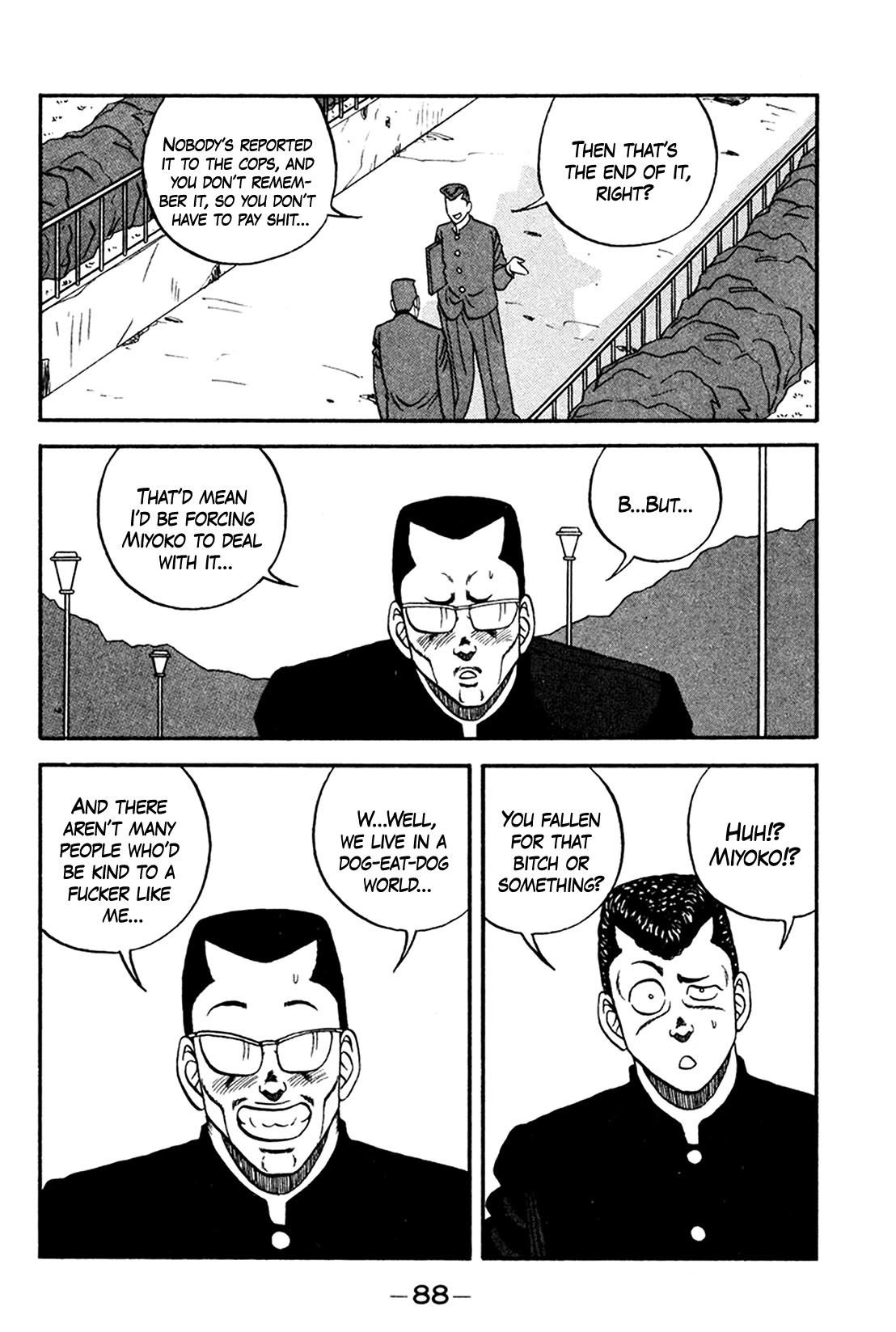 Be-Bop-Highschool Chapter 159 page 14 - Chapter 159: The Cowardly Boss' Life Consultation