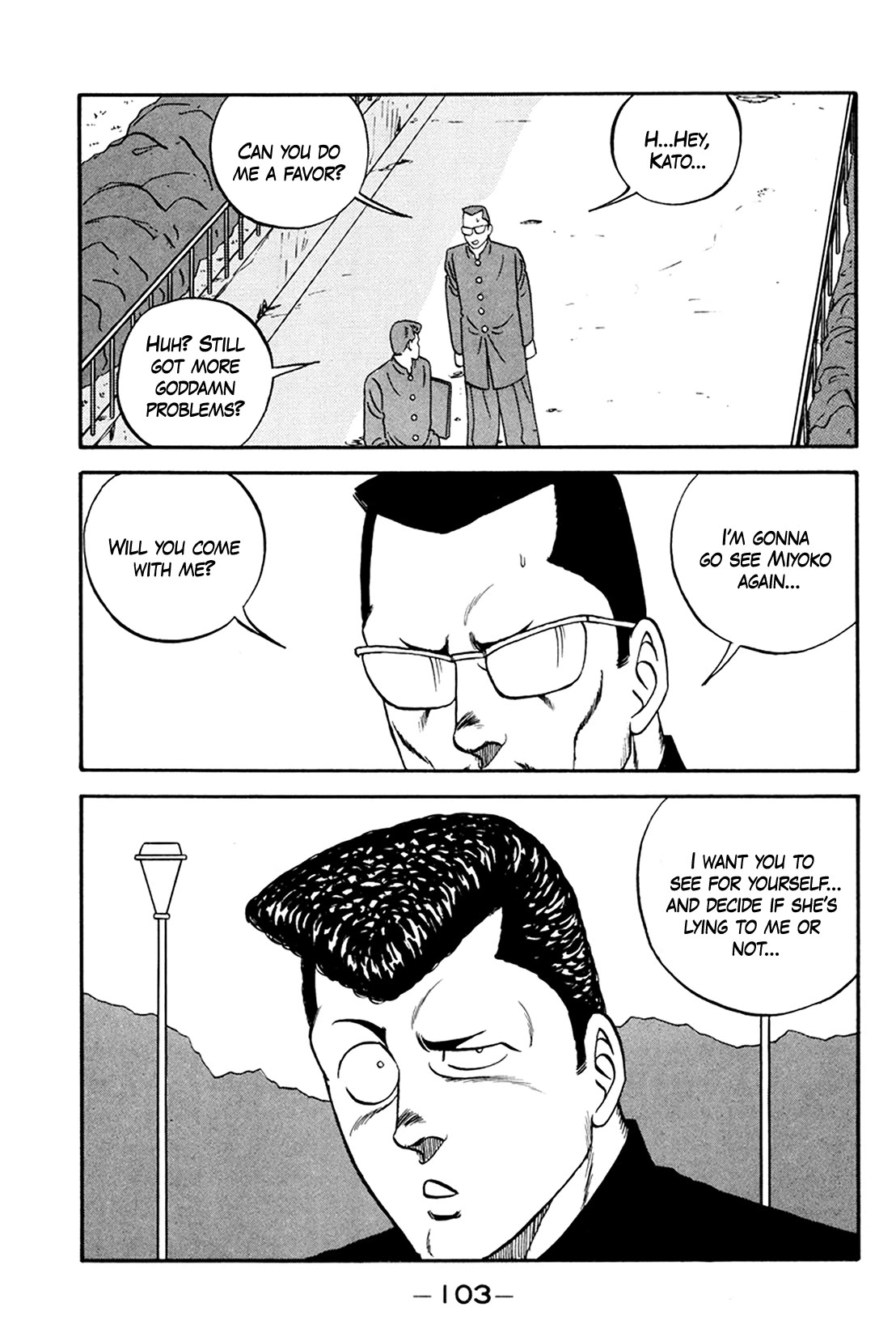 Be-Bop-Highschool Chapter 159 page 29 - Chapter 159: The Cowardly Boss' Life Consultation