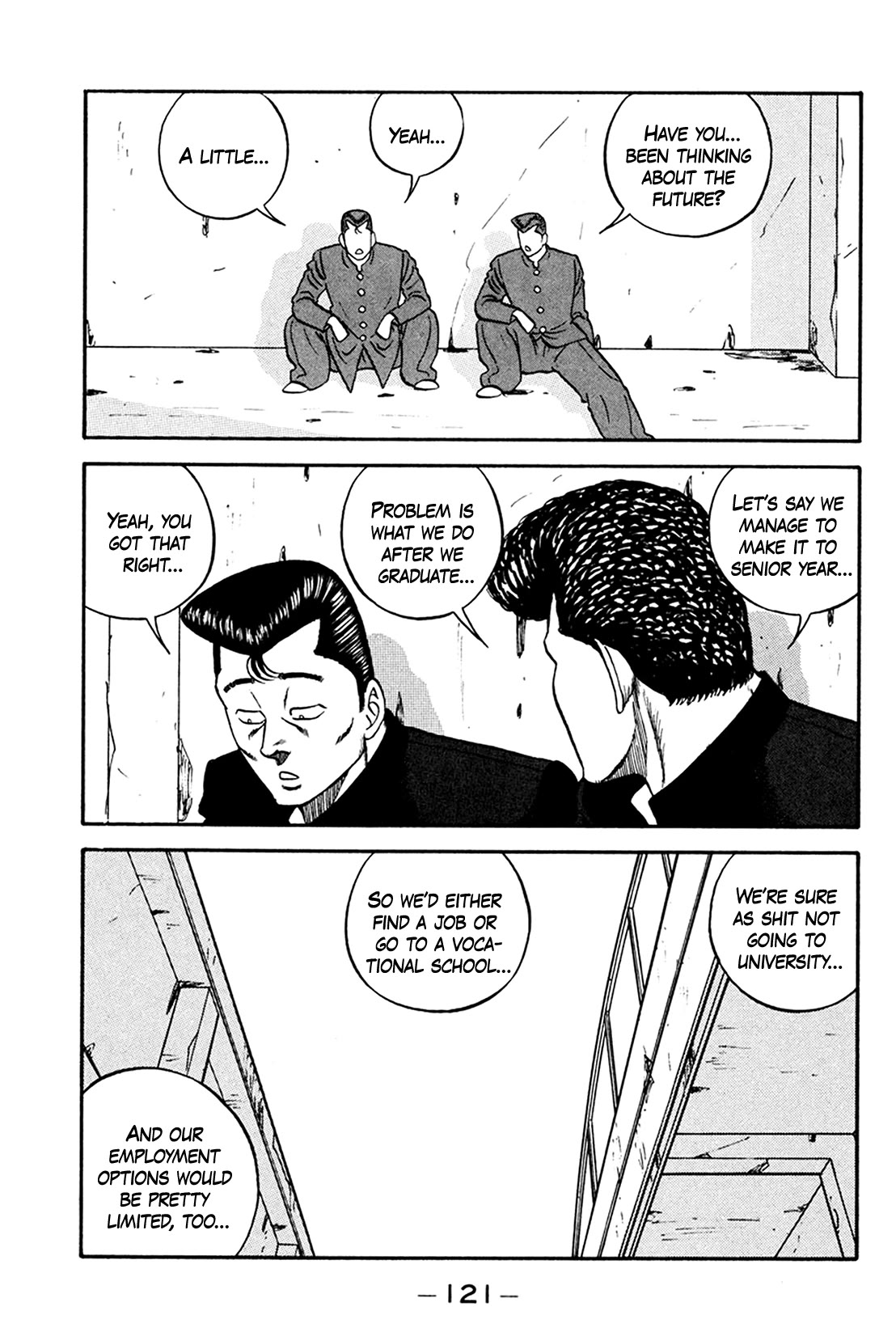 Be-Bop-Highschool Chapter 160 page 3 - Chapter 160: The Delinquent Youth's Questioning of Life