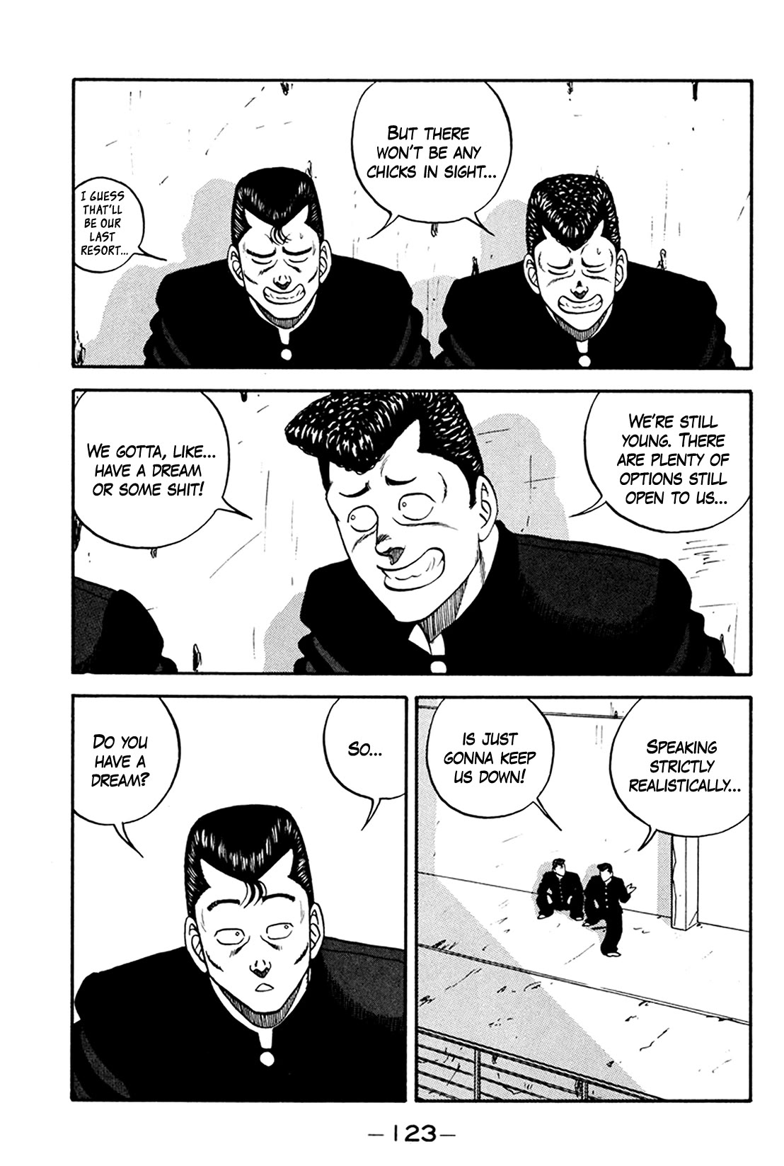 Be-Bop-Highschool Chapter 160 page 5 - Chapter 160: The Delinquent Youth's Questioning of Life