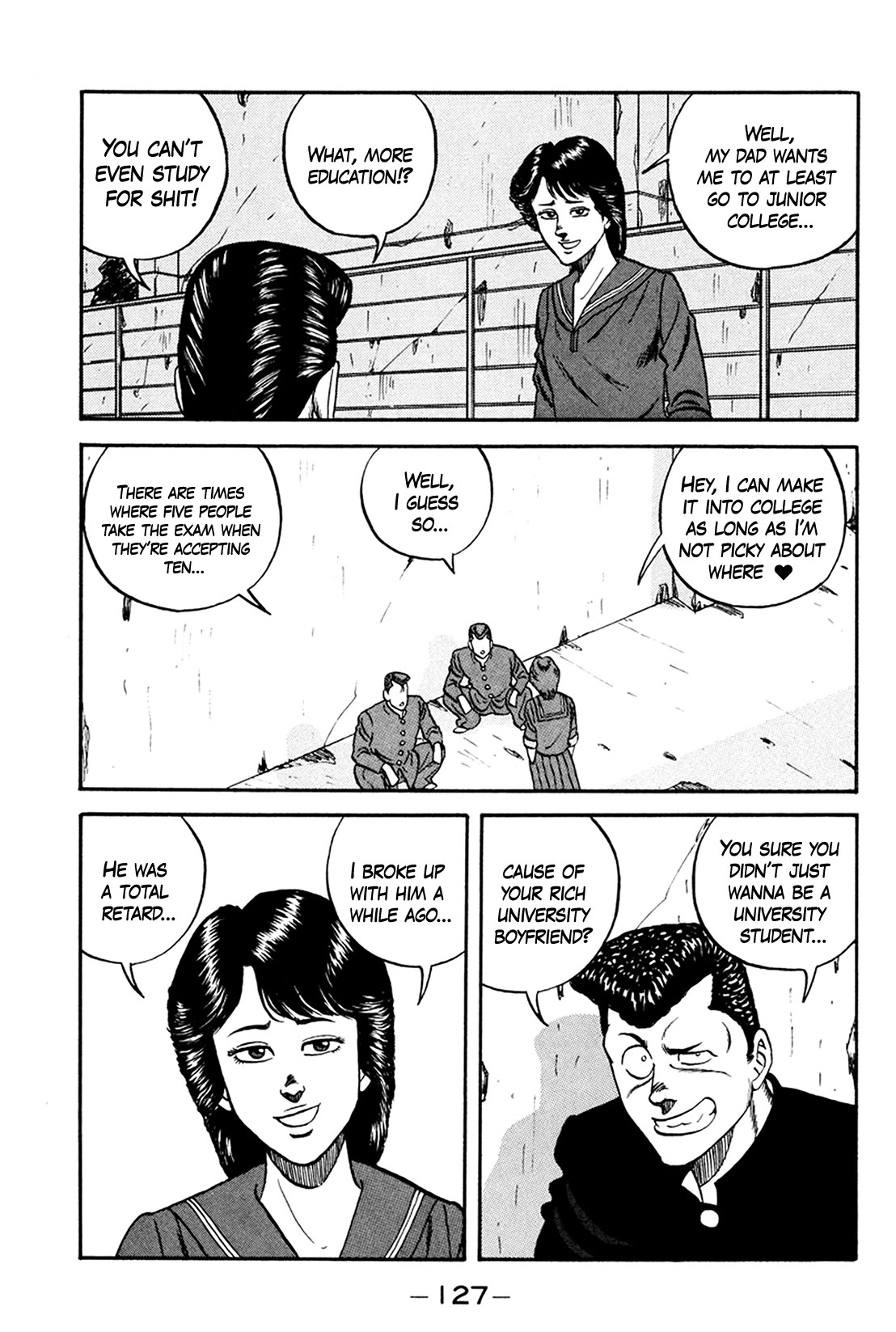 Be-Bop-Highschool Chapter 160 page 9 - Chapter 160: The Delinquent Youth's Questioning of Life