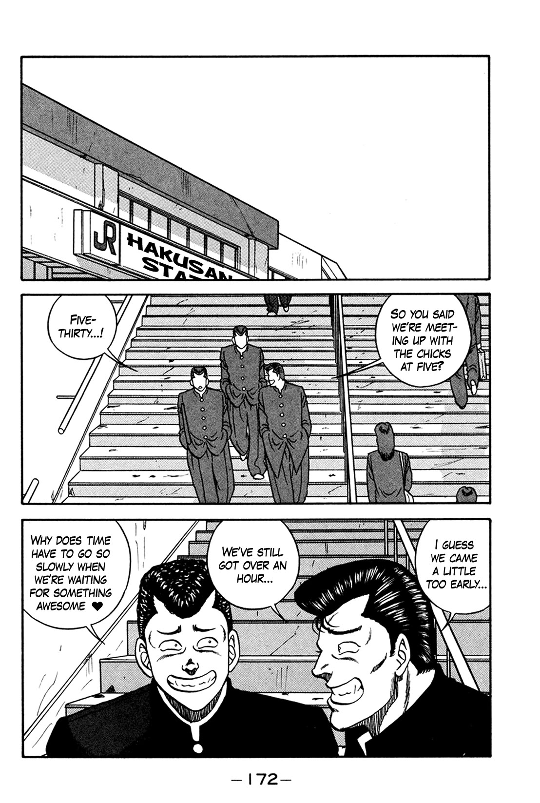 Be-Bop-Highschool Chapter 161 page 12 - Chapter 161: The High School Dimwit Waltz
