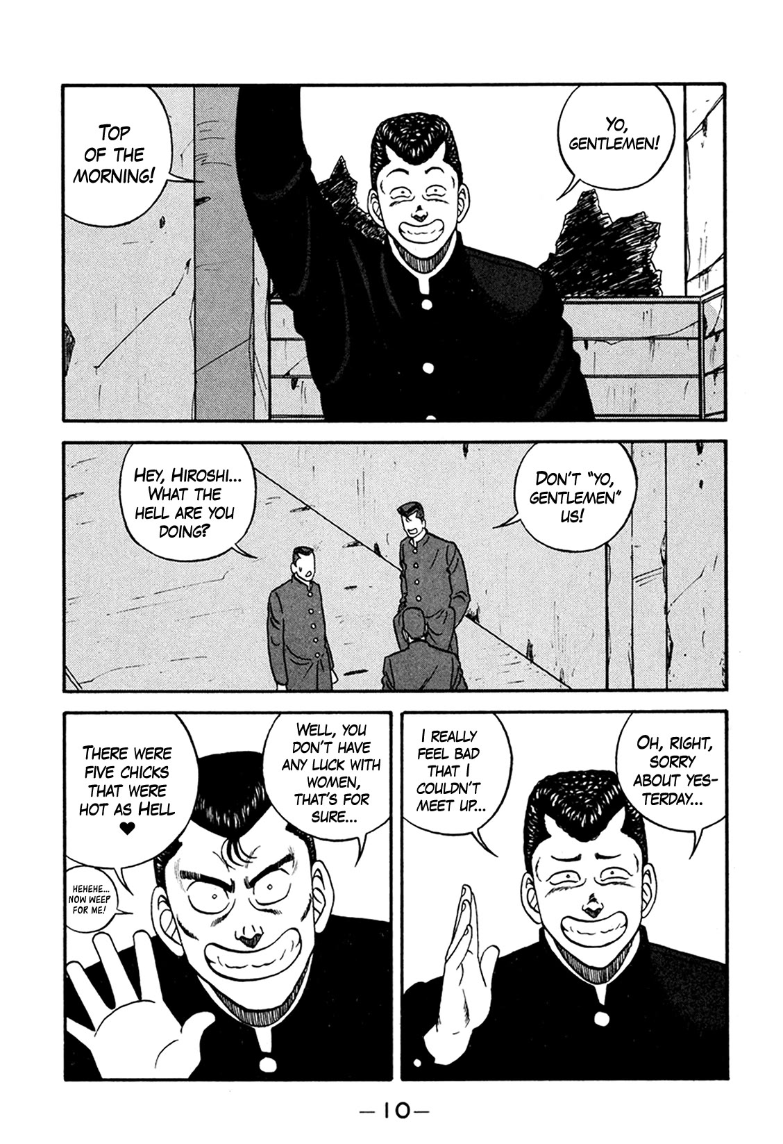 Be-Bop-Highschool Chapter 162 page 9 - Chapter 162: Emotions of Delinquent Life