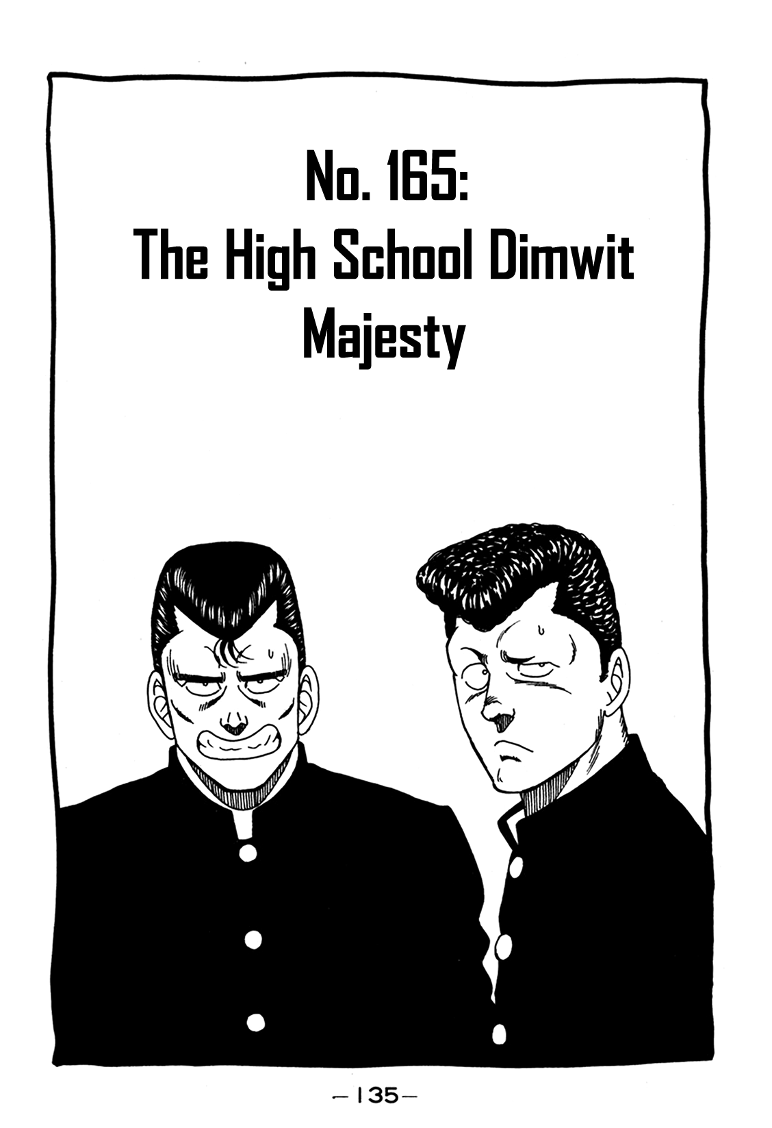 Be-Bop-Highschool Chapter 165 page 1 - Chapter 165: The High School Dimwit Majesty
