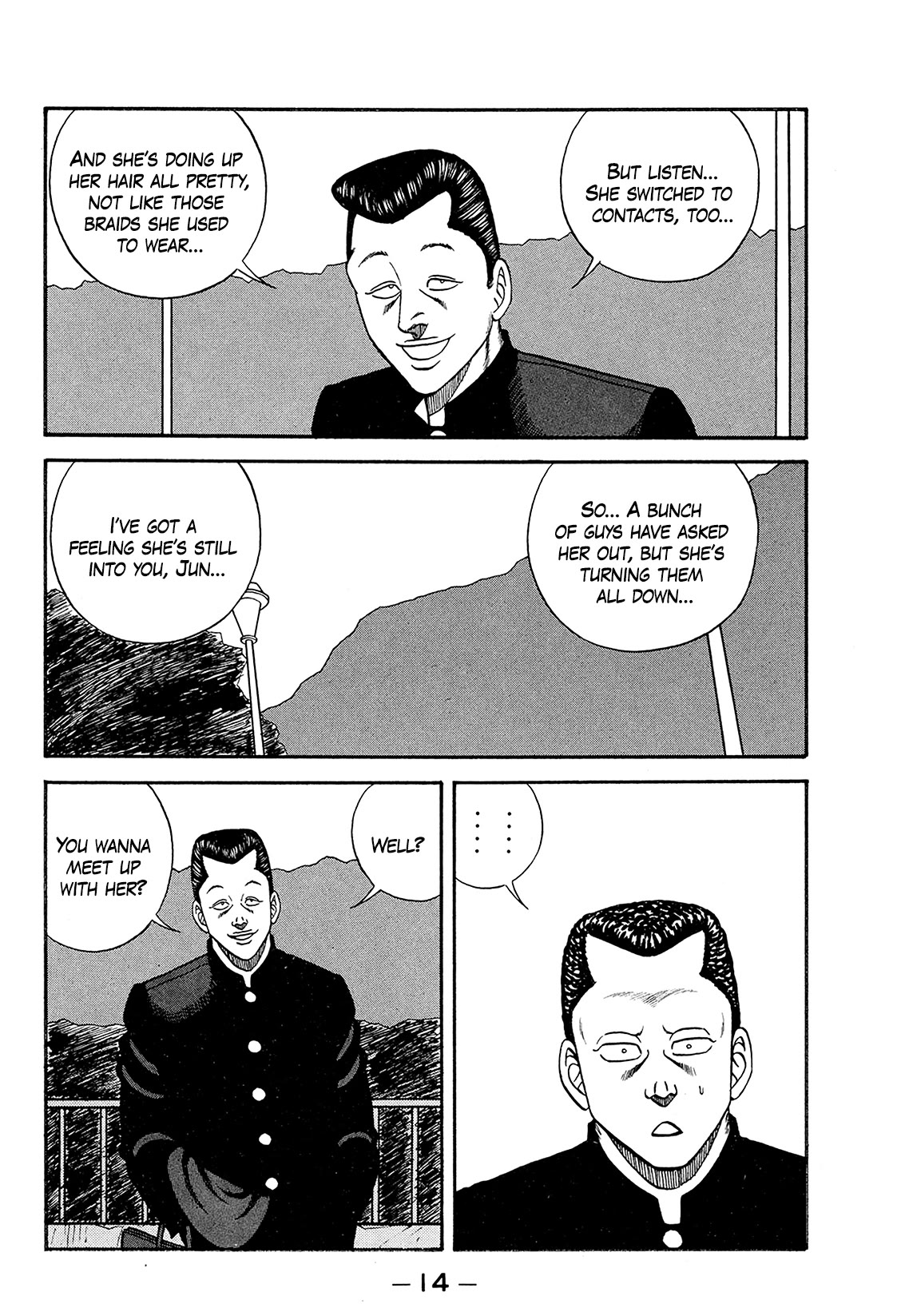 Be-Bop-Highschool Chapter 167 page 13 - Chapter 167: The Metamorphosing Girl's Personal Interview