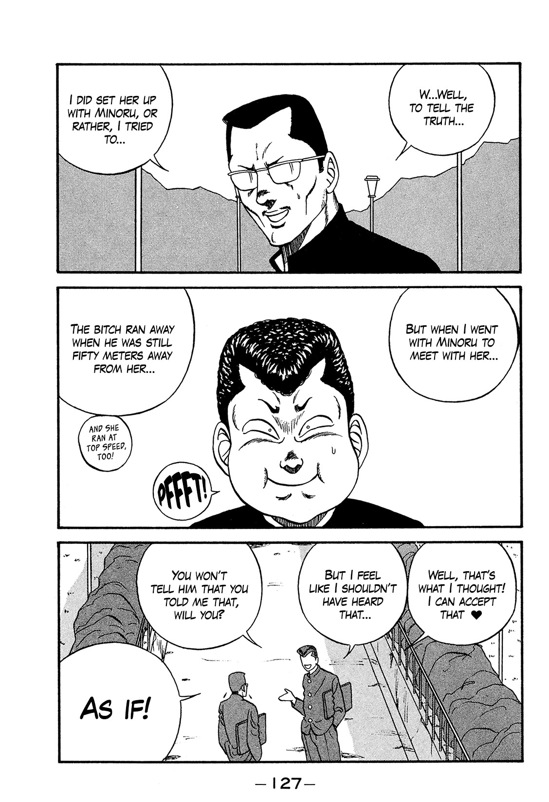 Be-Bop-Highschool Chapter 170 page 11 - Chapter 170: The Delinquent Youth's Right Side Up