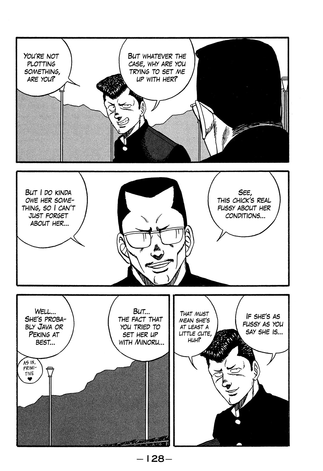 Be-Bop-Highschool Chapter 170 page 12 - Chapter 170: The Delinquent Youth's Right Side Up