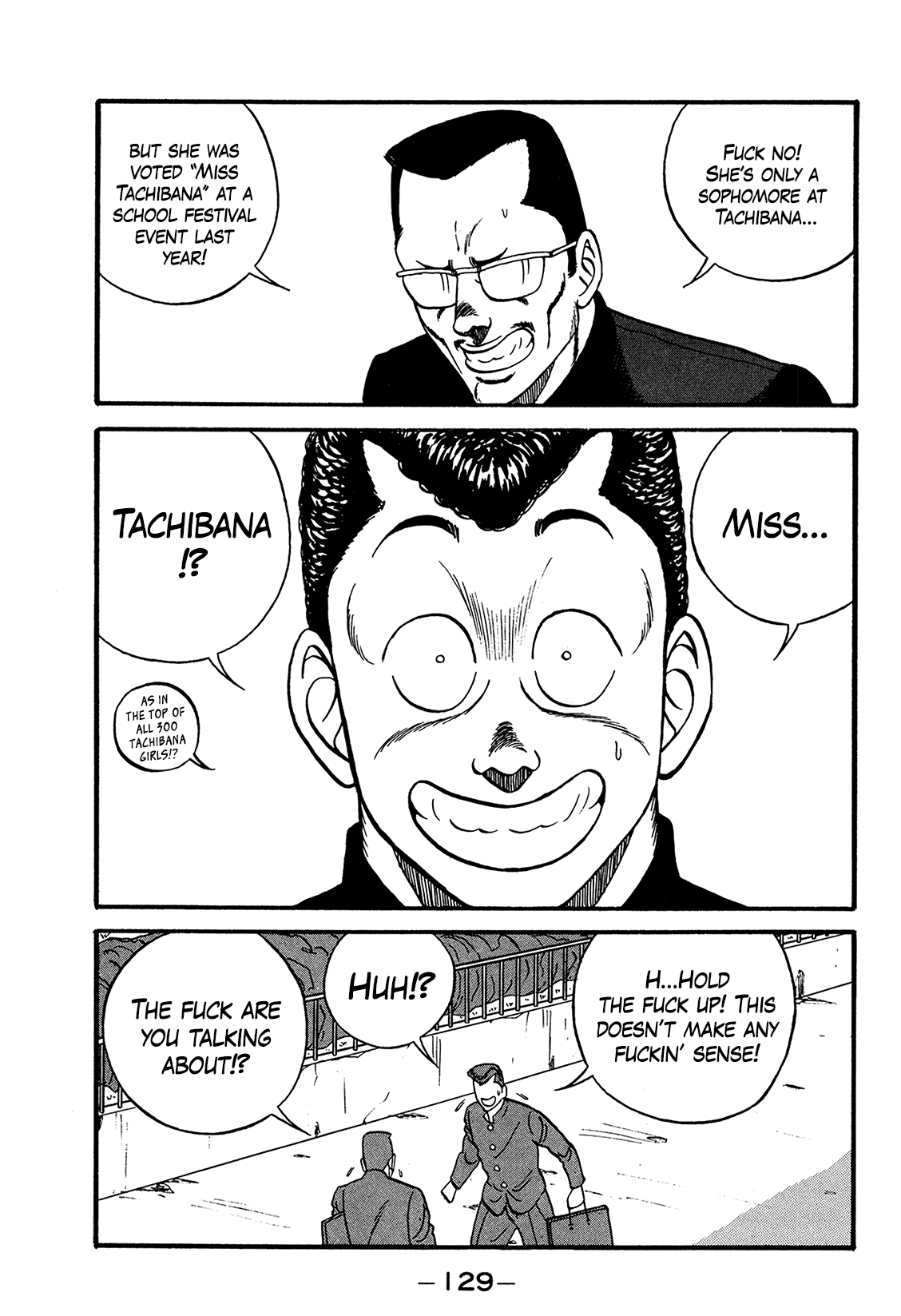 Be-Bop-Highschool Chapter 170 page 13 - Chapter 170: The Delinquent Youth's Right Side Up