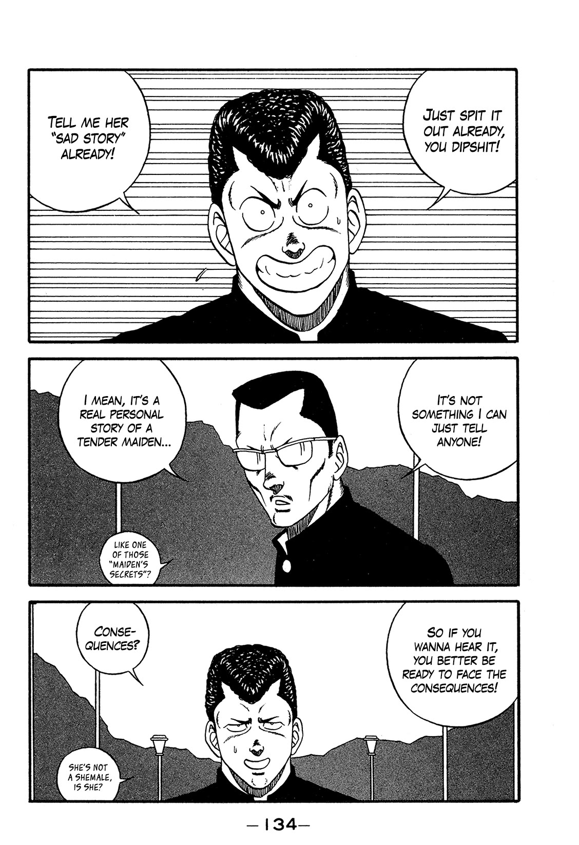 Be-Bop-Highschool Chapter 170 page 18 - Chapter 170: The Delinquent Youth's Right Side Up