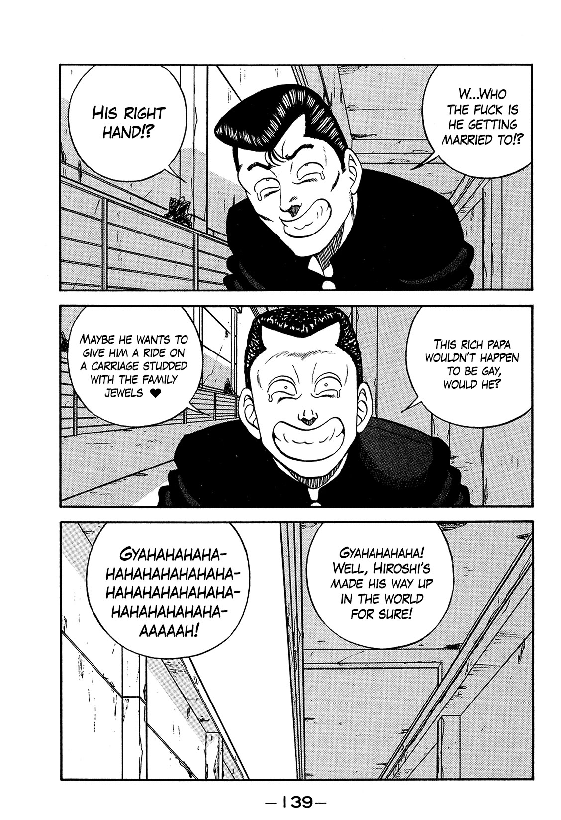 Be-Bop-Highschool Chapter 170 page 23 - Chapter 170: The Delinquent Youth's Right Side Up