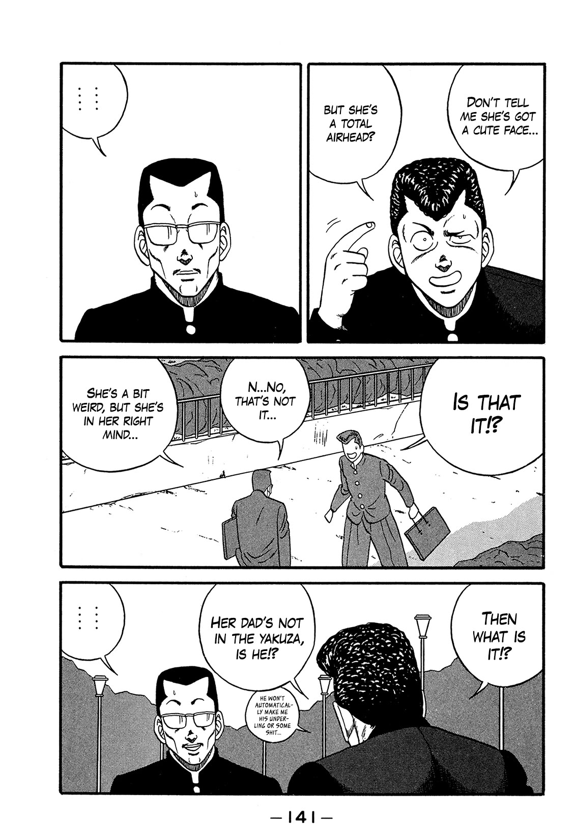 Be-Bop-Highschool Chapter 170 page 25 - Chapter 170: The Delinquent Youth's Right Side Up