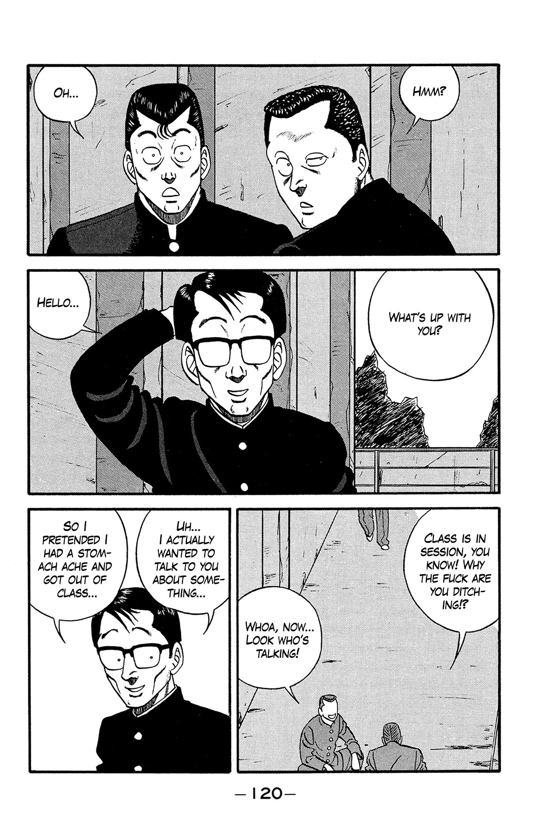 Be-Bop-Highschool Chapter 170 page 4 - Chapter 170: The Delinquent Youth's Right Side Up