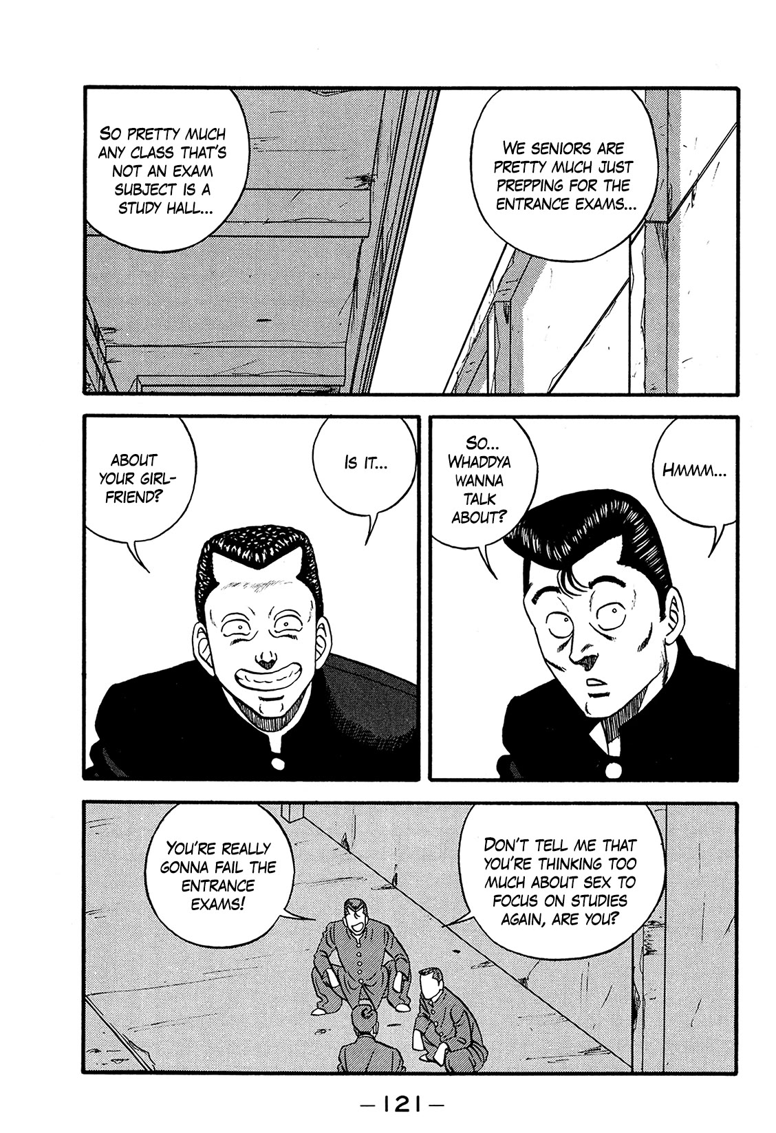 Be-Bop-Highschool Chapter 170 page 5 - Chapter 170: The Delinquent Youth's Right Side Up