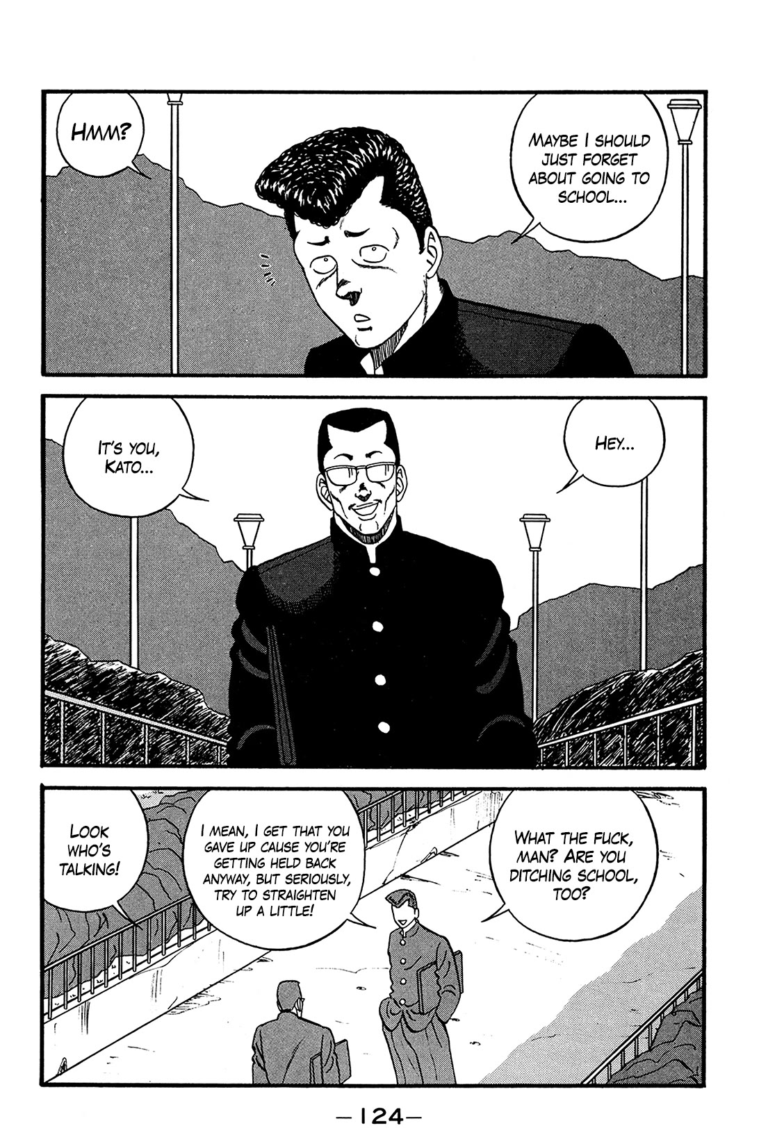 Be-Bop-Highschool Chapter 170 page 8 - Chapter 170: The Delinquent Youth's Right Side Up