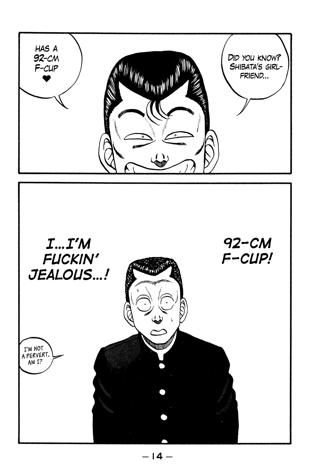 Be-Bop-Highschool Chapter 172 page 12 - Chapter 172: The Distressed Bastard's Writhing in Anguish
