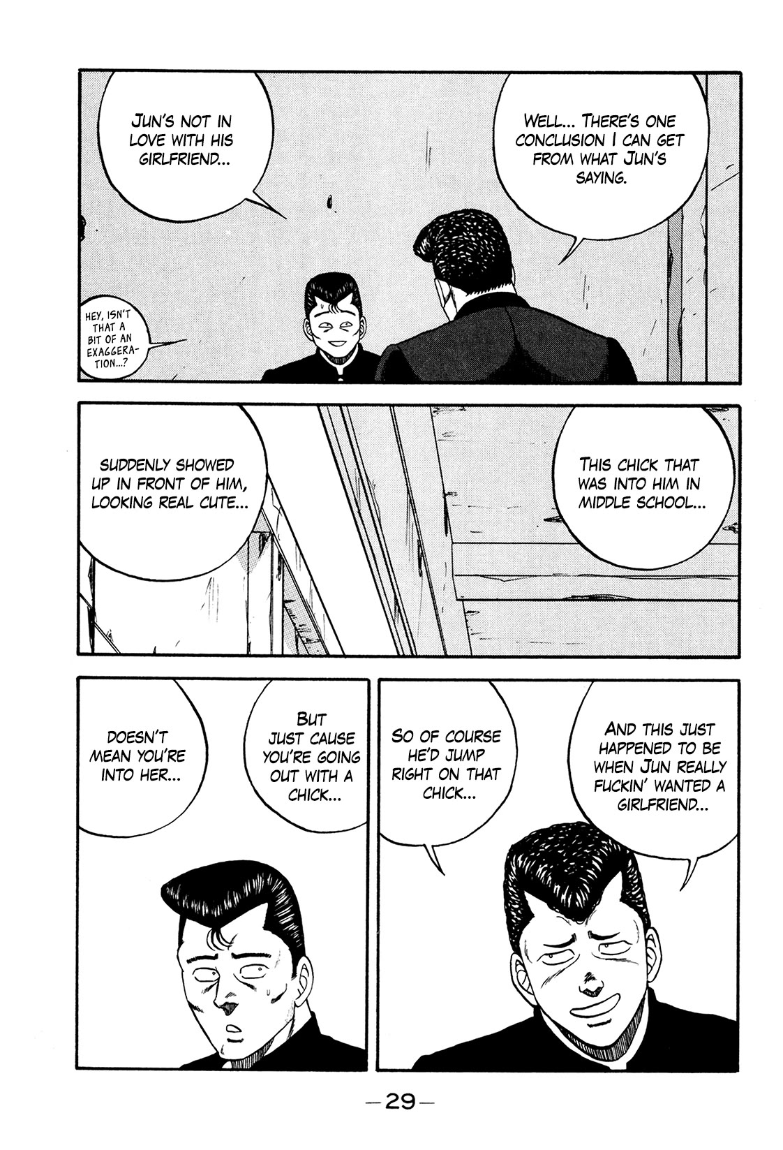 Be-Bop-Highschool Chapter 172 page 27 - Chapter 172: The Distressed Bastard's Writhing in Anguish