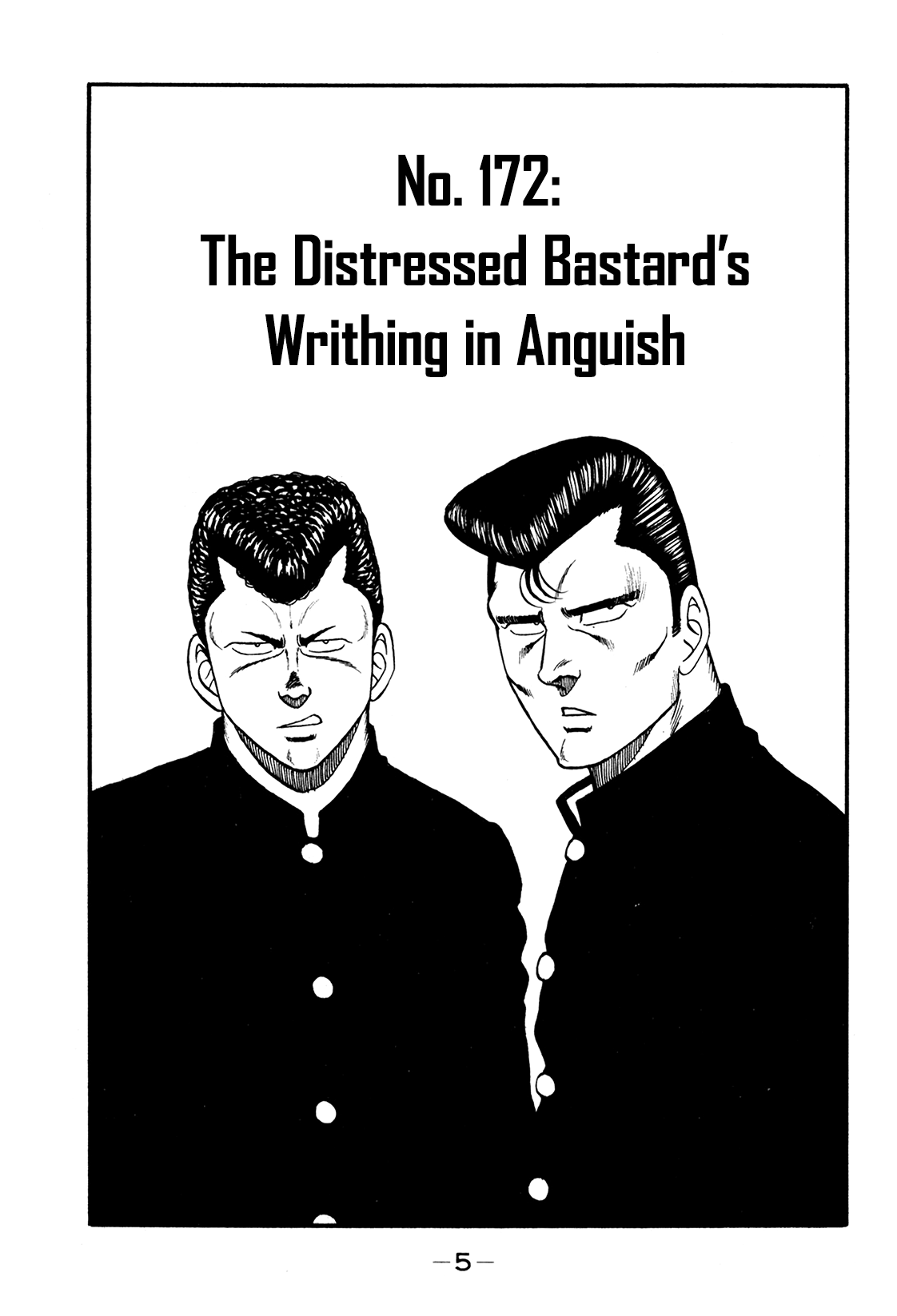 Be-Bop-Highschool Chapter 172 page 3 - Chapter 172: The Distressed Bastard's Writhing in Anguish