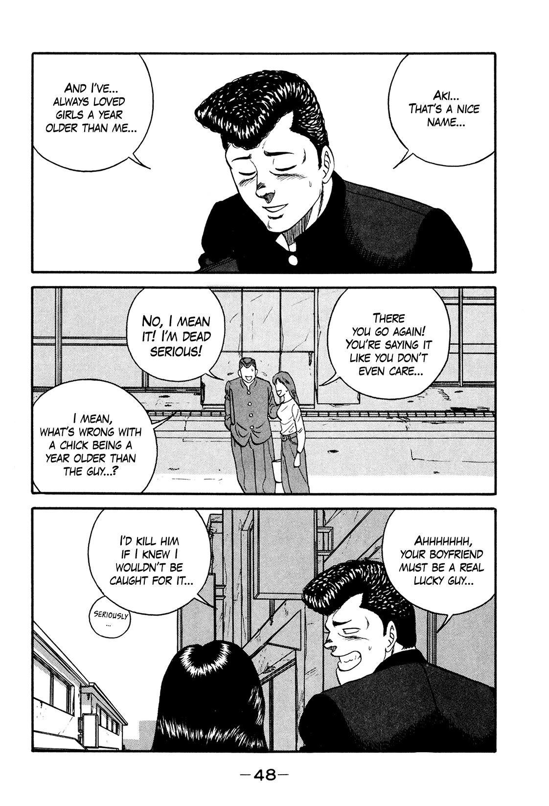 Be-Bop-Highschool Chapter 172 page 46 - Chapter 172: The Distressed Bastard's Writhing in Anguish