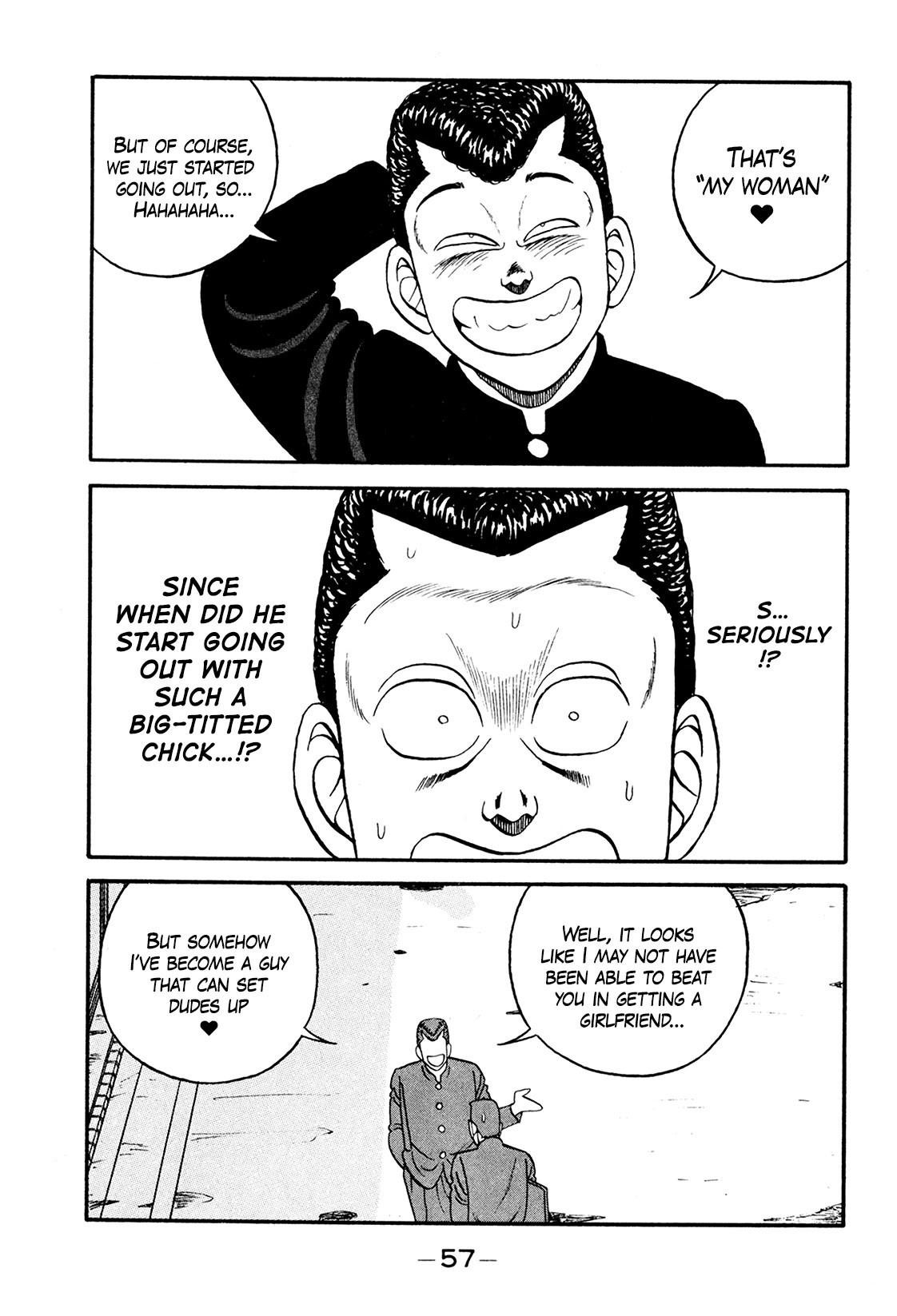 Be-Bop-Highschool Chapter 172 page 55 - Chapter 172: The Distressed Bastard's Writhing in Anguish