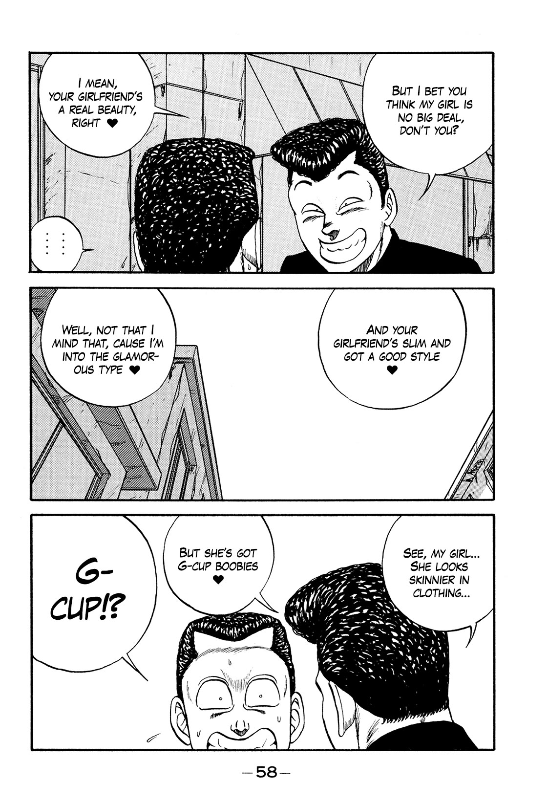 Be-Bop-Highschool Chapter 172 page 56 - Chapter 172: The Distressed Bastard's Writhing in Anguish