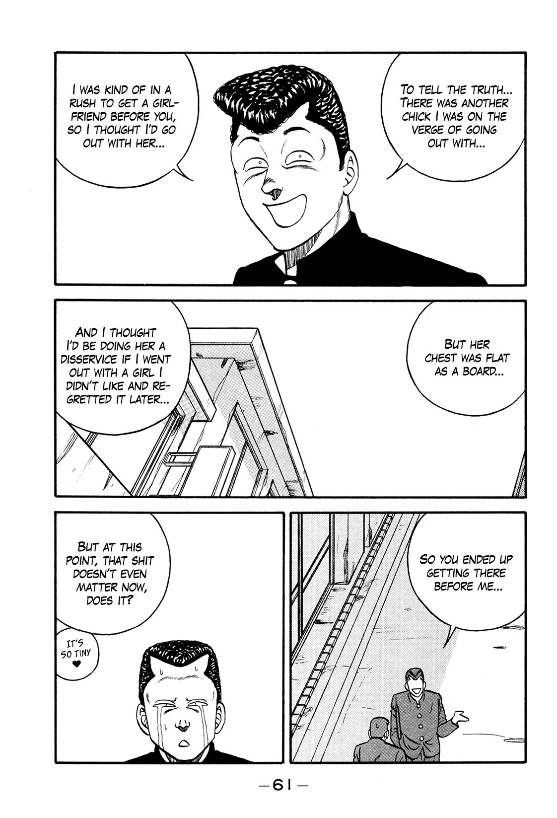 Be-Bop-Highschool Chapter 172 page 59 - Chapter 172: The Distressed Bastard's Writhing in Anguish