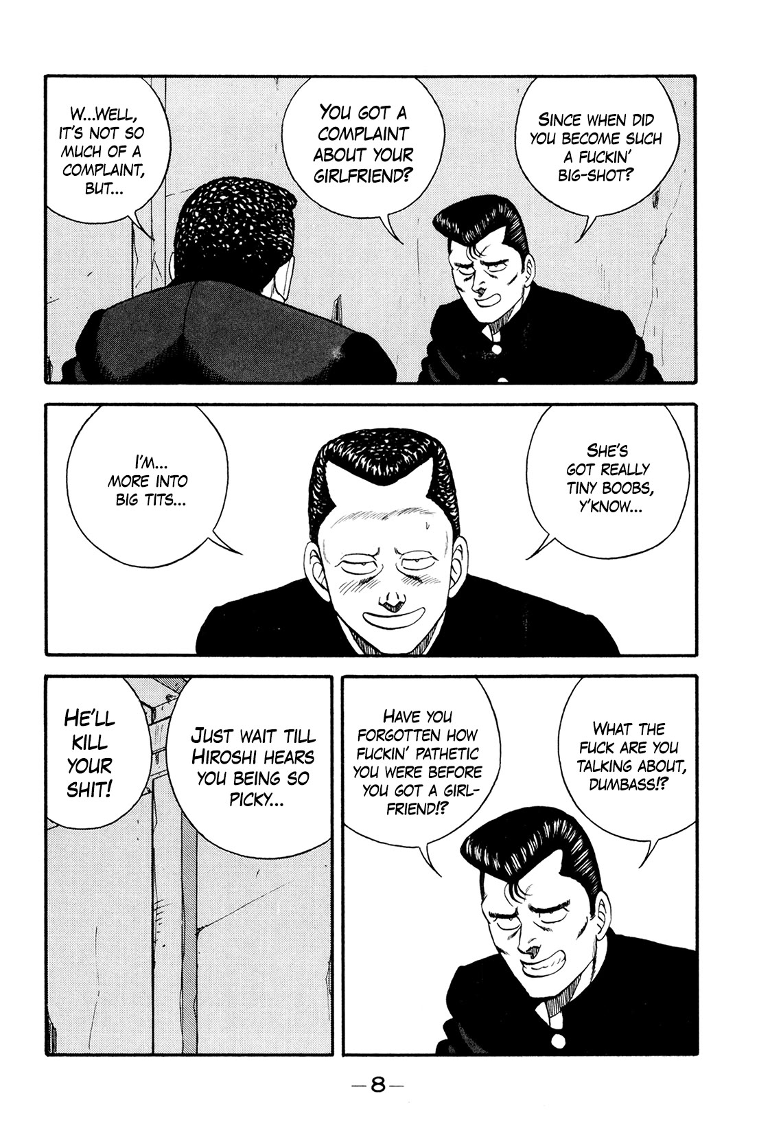 Be-Bop-Highschool Chapter 172 page 6 - Chapter 172: The Distressed Bastard's Writhing in Anguish