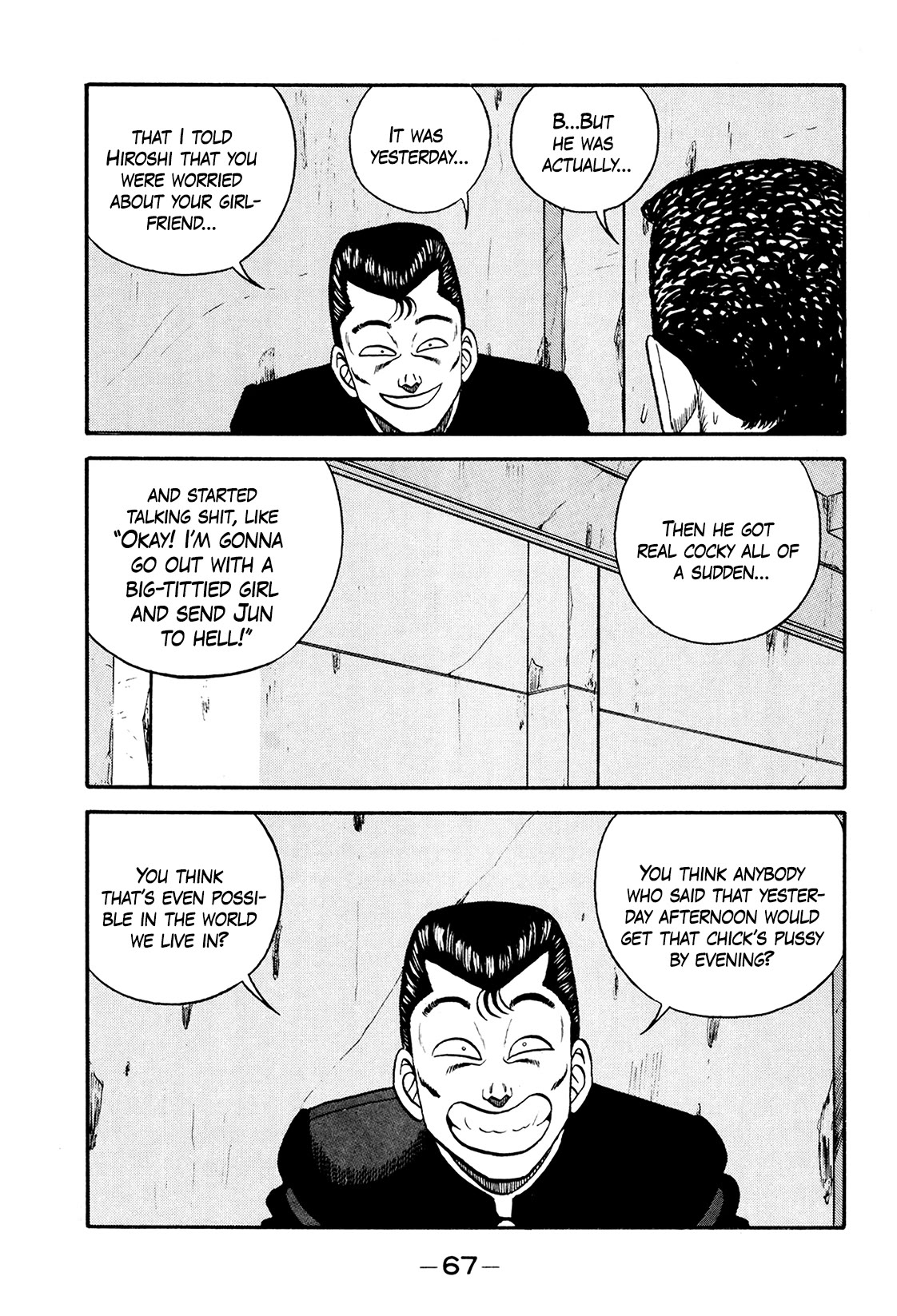 Be-Bop-Highschool Chapter 172 page 65 - Chapter 172: The Distressed Bastard's Writhing in Anguish