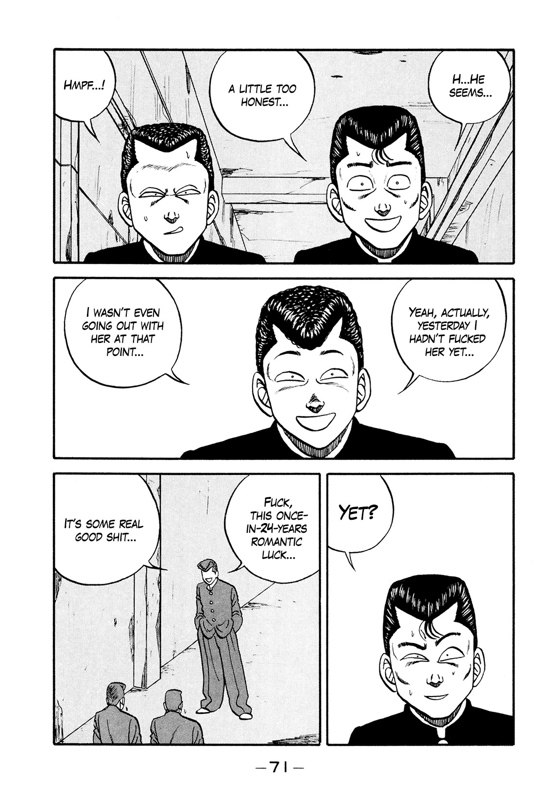 Be-Bop-Highschool Chapter 172 page 69 - Chapter 172: The Distressed Bastard's Writhing in Anguish
