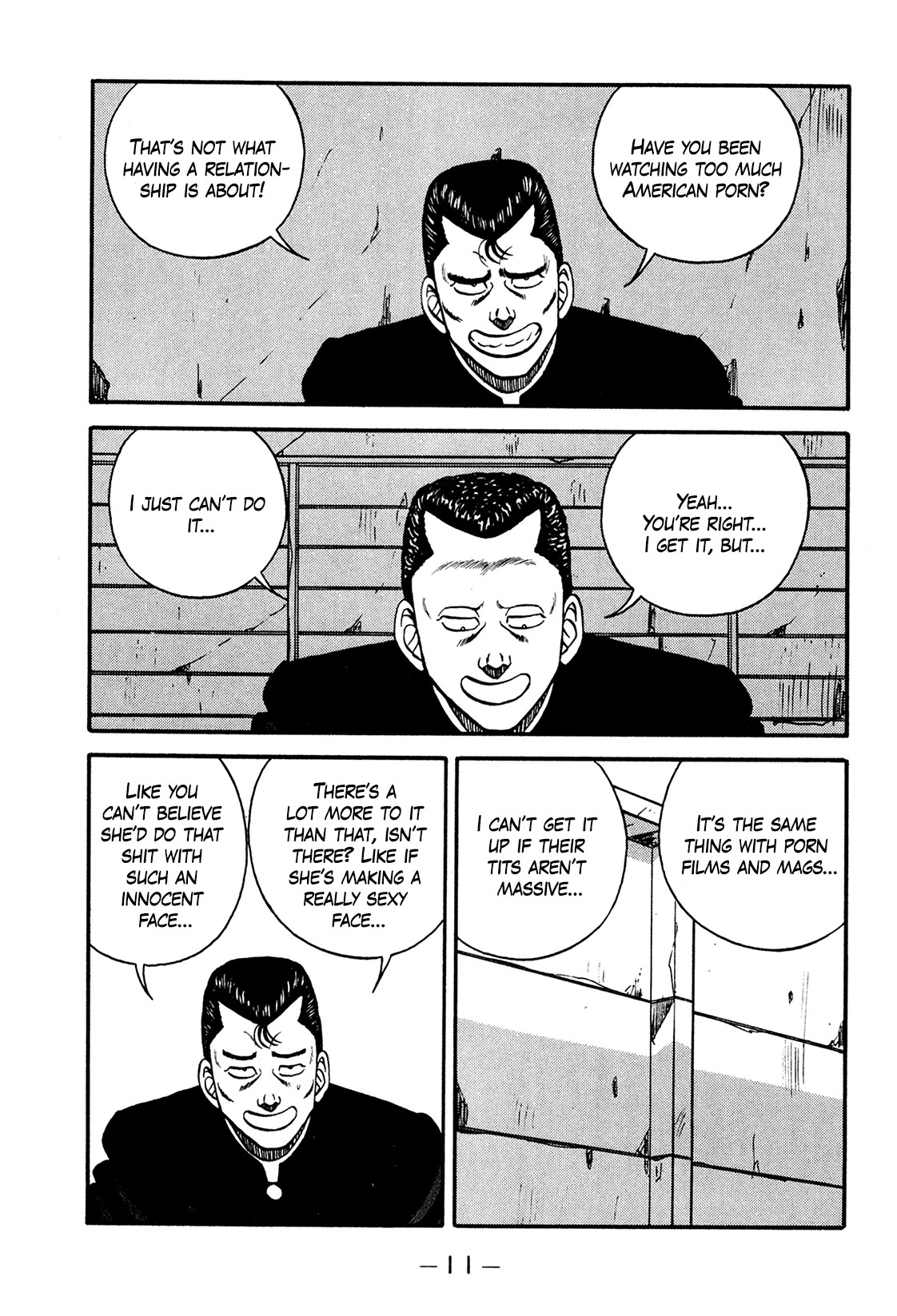 Be-Bop-Highschool Chapter 172 page 9 - Chapter 172: The Distressed Bastard's Writhing in Anguish