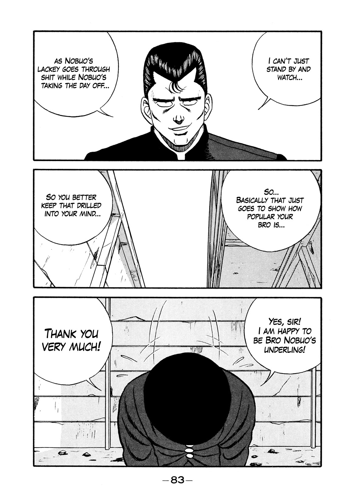 Be-Bop-Highschool Chapter 173 page 11 - Chapter 173: The Delinquent Youth's Flexibility