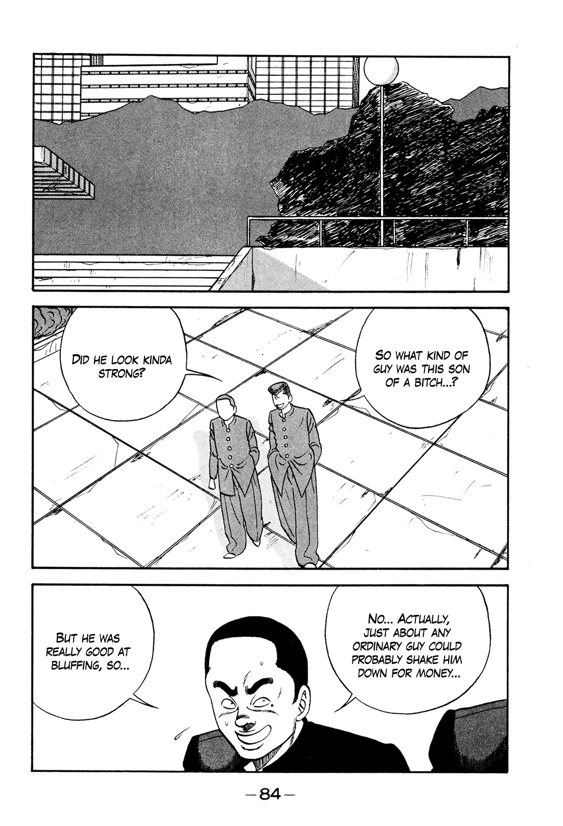 Be-Bop-Highschool Chapter 173 page 12 - Chapter 173: The Delinquent Youth's Flexibility