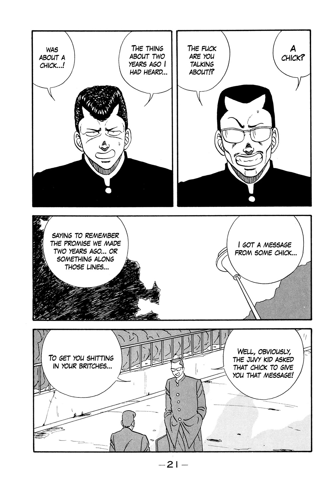 Be-Bop-Highschool Chapter 176 page 19 - Chapter 176: The High School Dimwit Crushing Evil and Spreading Truth