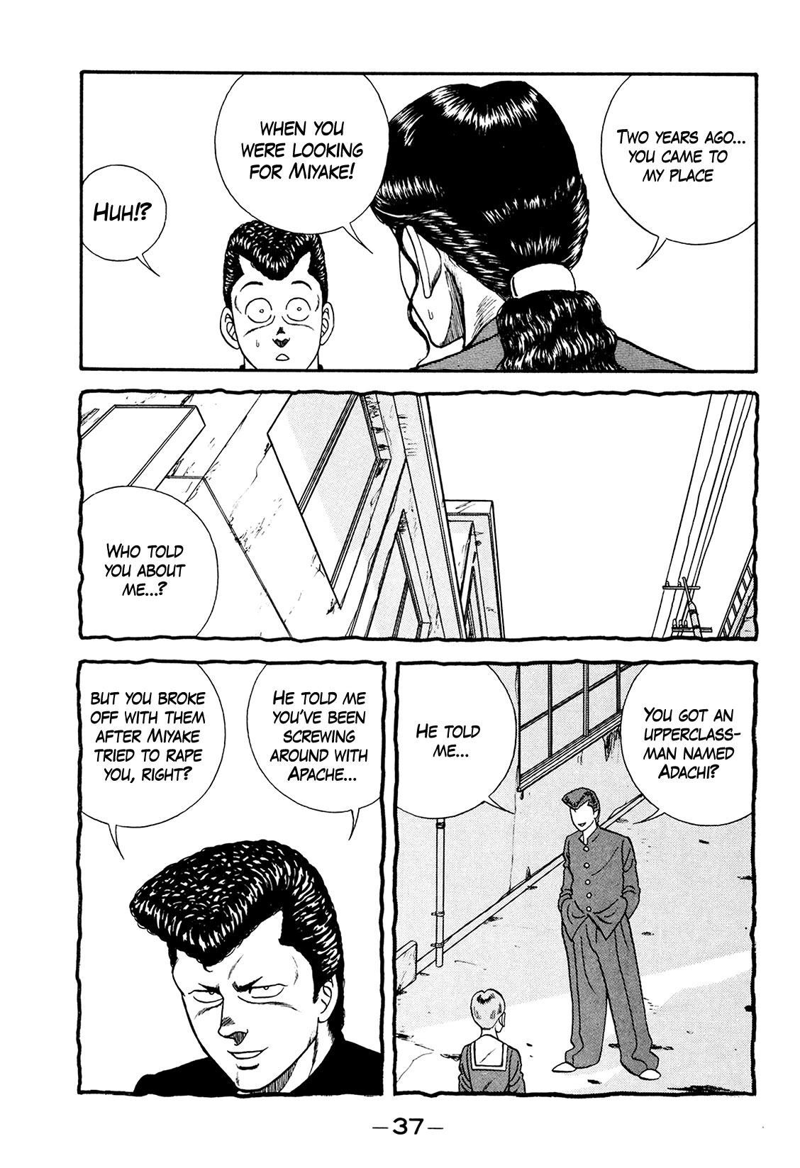 Be-Bop-Highschool Chapter 176 page 35 - Chapter 176: The High School Dimwit Crushing Evil and Spreading Truth