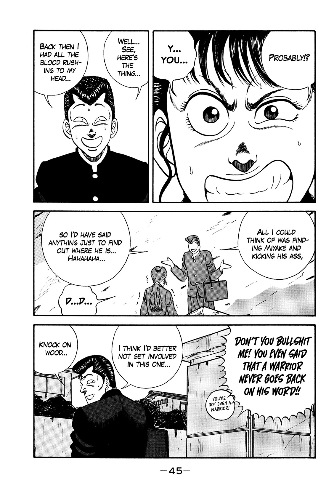Be-Bop-Highschool Chapter 176 page 43 - Chapter 176: The High School Dimwit Crushing Evil and Spreading Truth