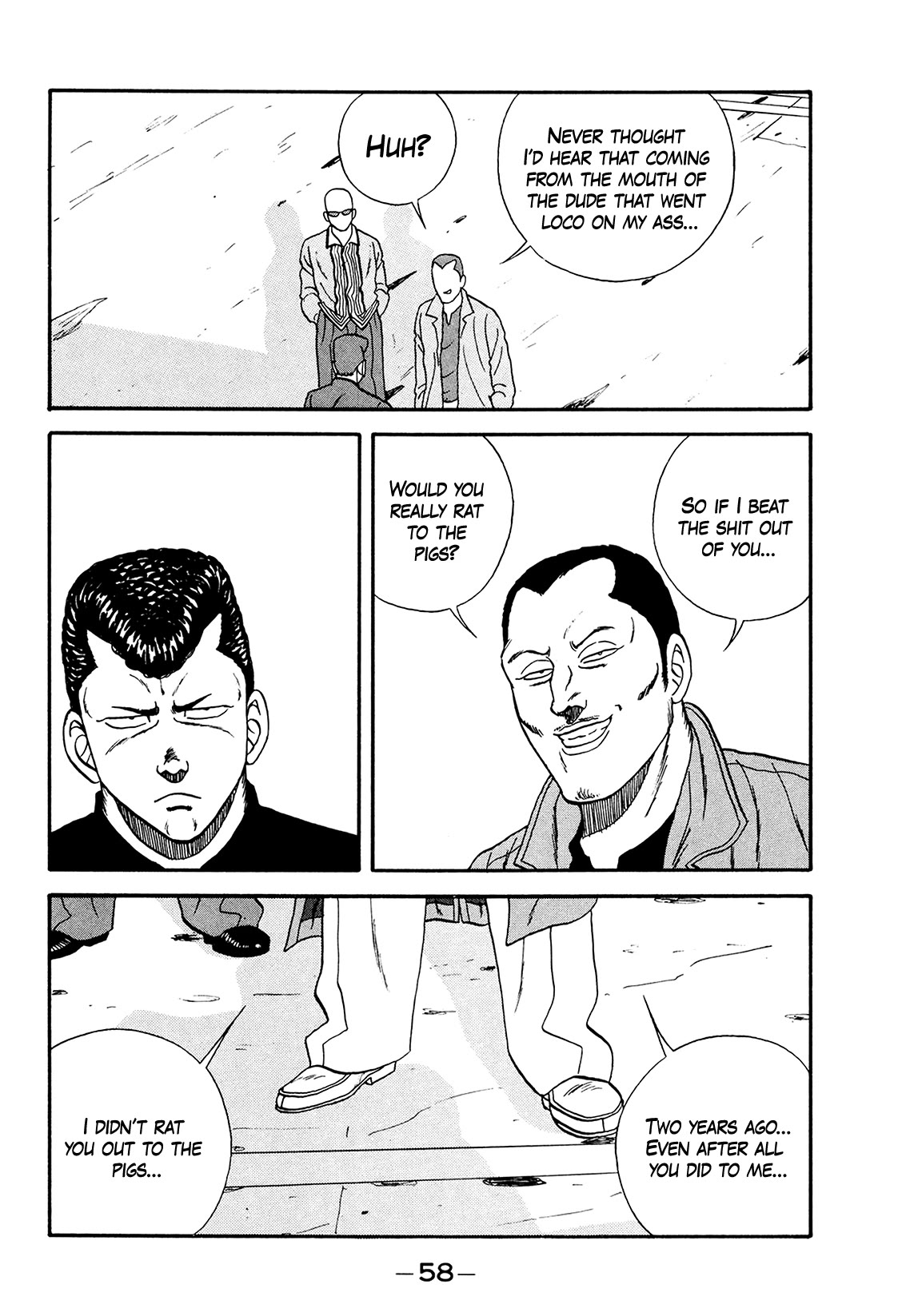Be-Bop-Highschool Chapter 176 page 56 - Chapter 176: The High School Dimwit Crushing Evil and Spreading Truth