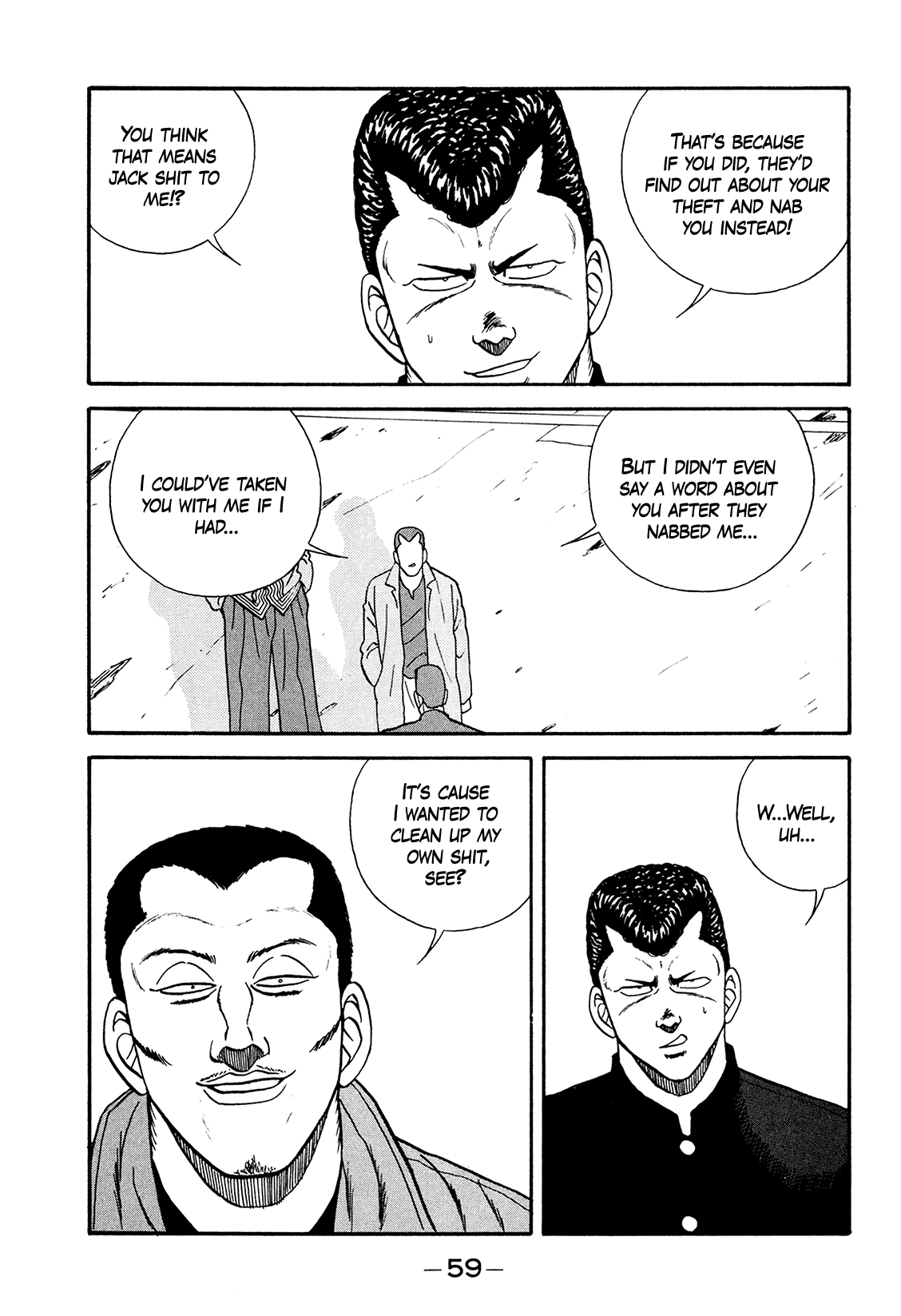 Be-Bop-Highschool Chapter 176 page 57 - Chapter 176: The High School Dimwit Crushing Evil and Spreading Truth