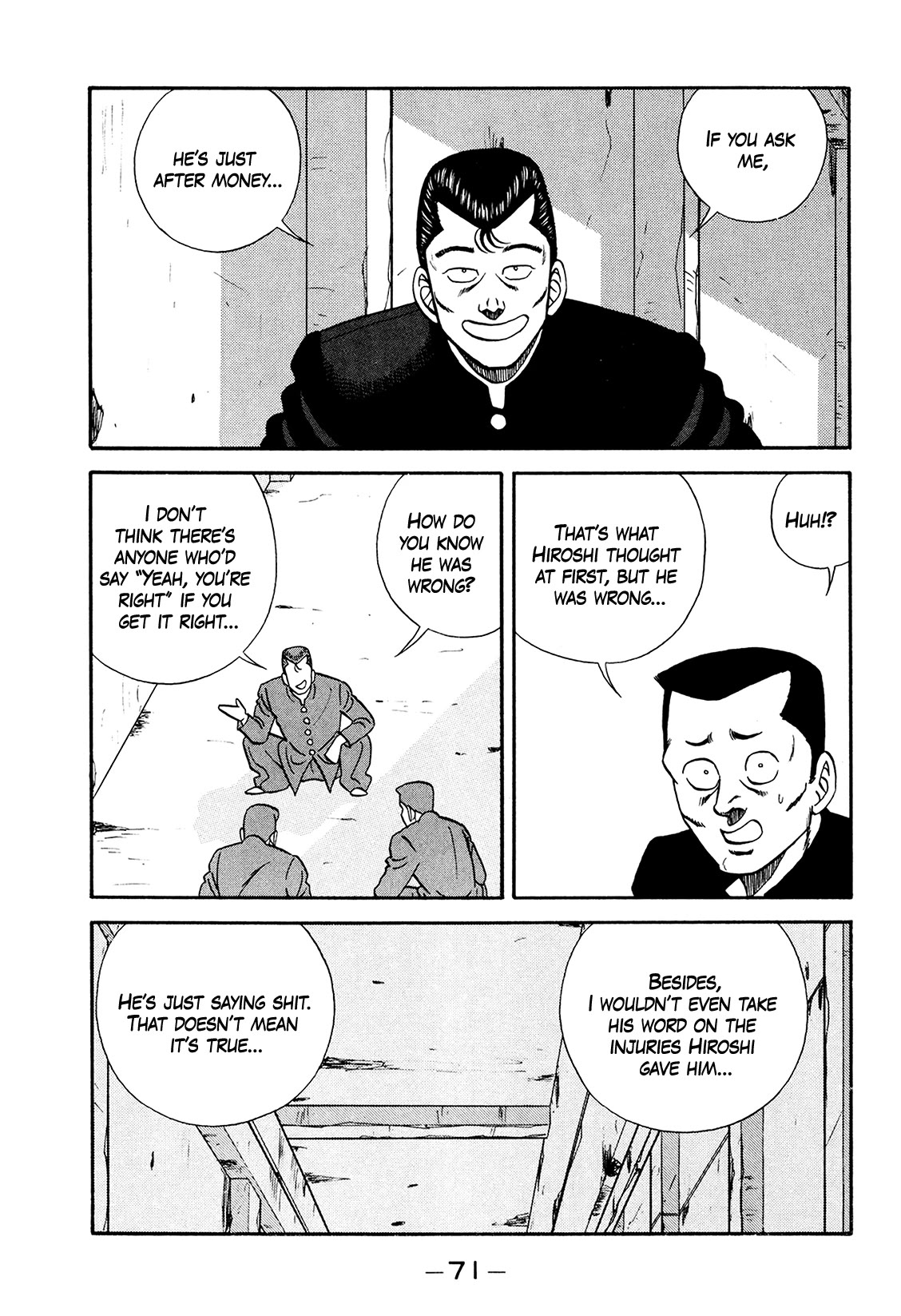 Be-Bop-Highschool Chapter 176 page 69 - Chapter 176: The High School Dimwit Crushing Evil and Spreading Truth