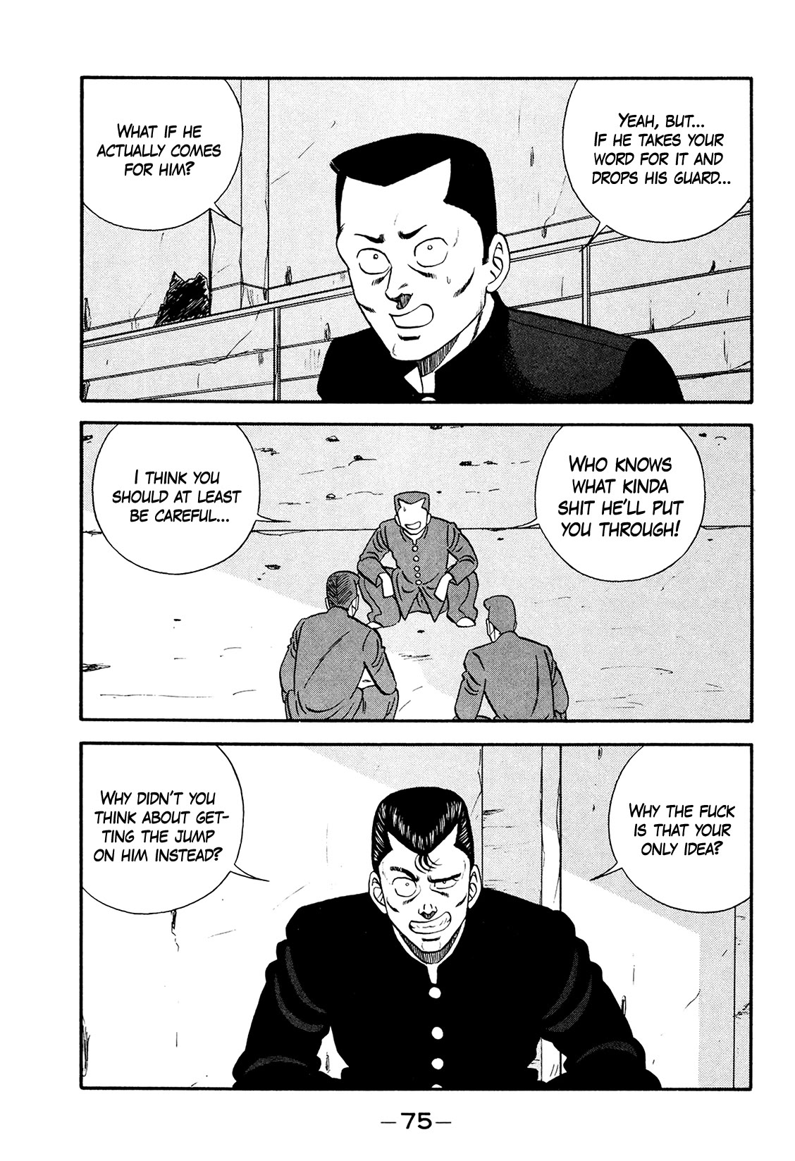 Be-Bop-Highschool Chapter 176 page 73 - Chapter 176: The High School Dimwit Crushing Evil and Spreading Truth