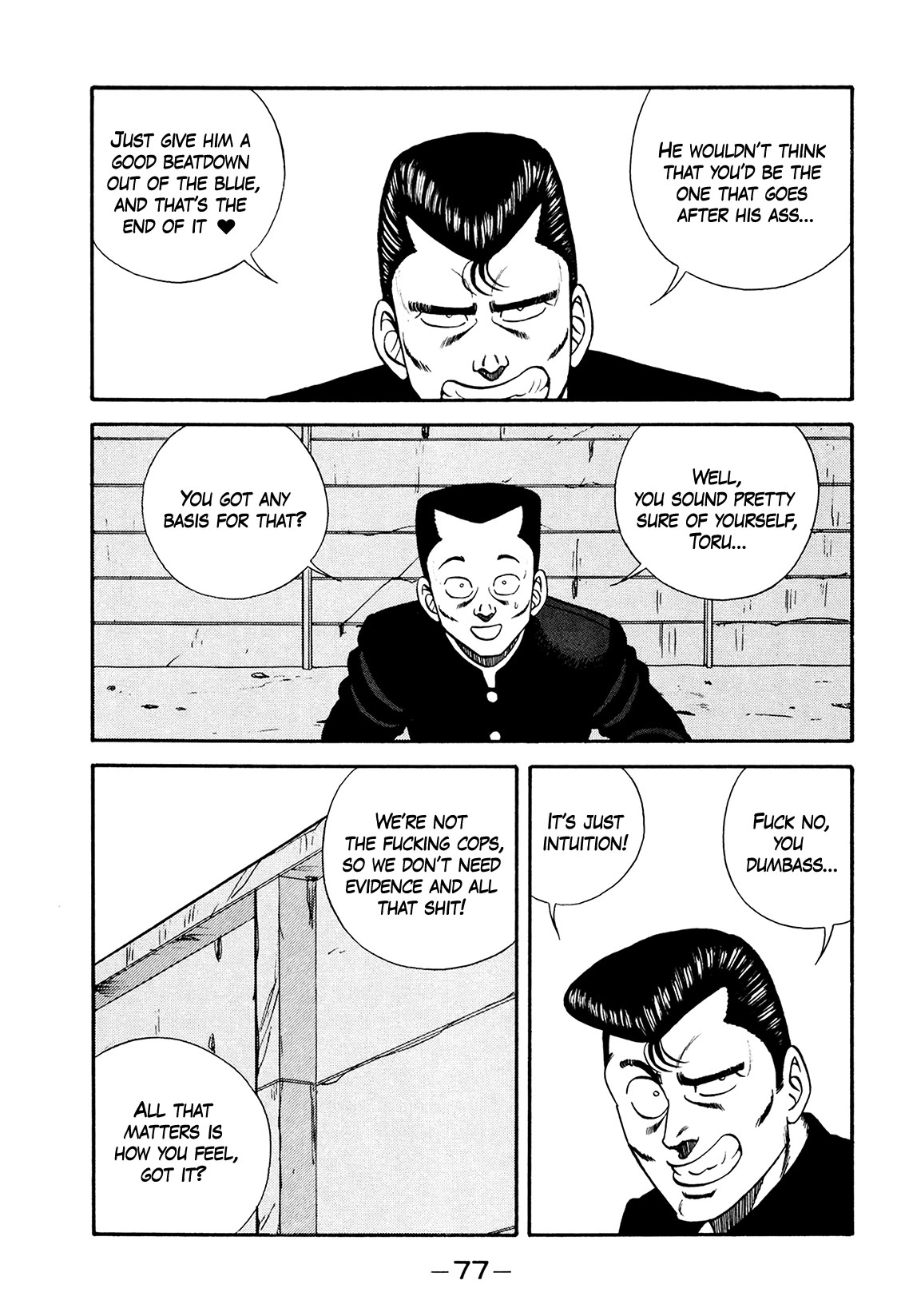 Be-Bop-Highschool Chapter 176 page 75 - Chapter 176: The High School Dimwit Crushing Evil and Spreading Truth