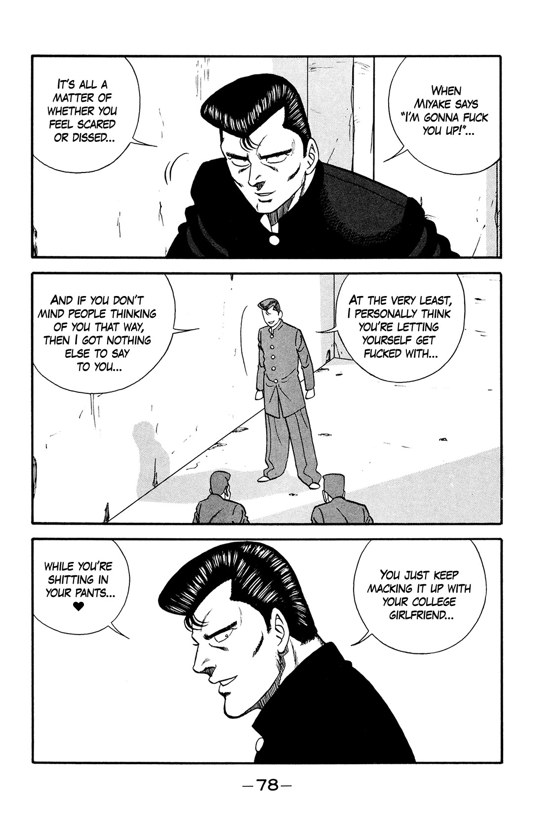 Be-Bop-Highschool Chapter 176 page 76 - Chapter 176: The High School Dimwit Crushing Evil and Spreading Truth