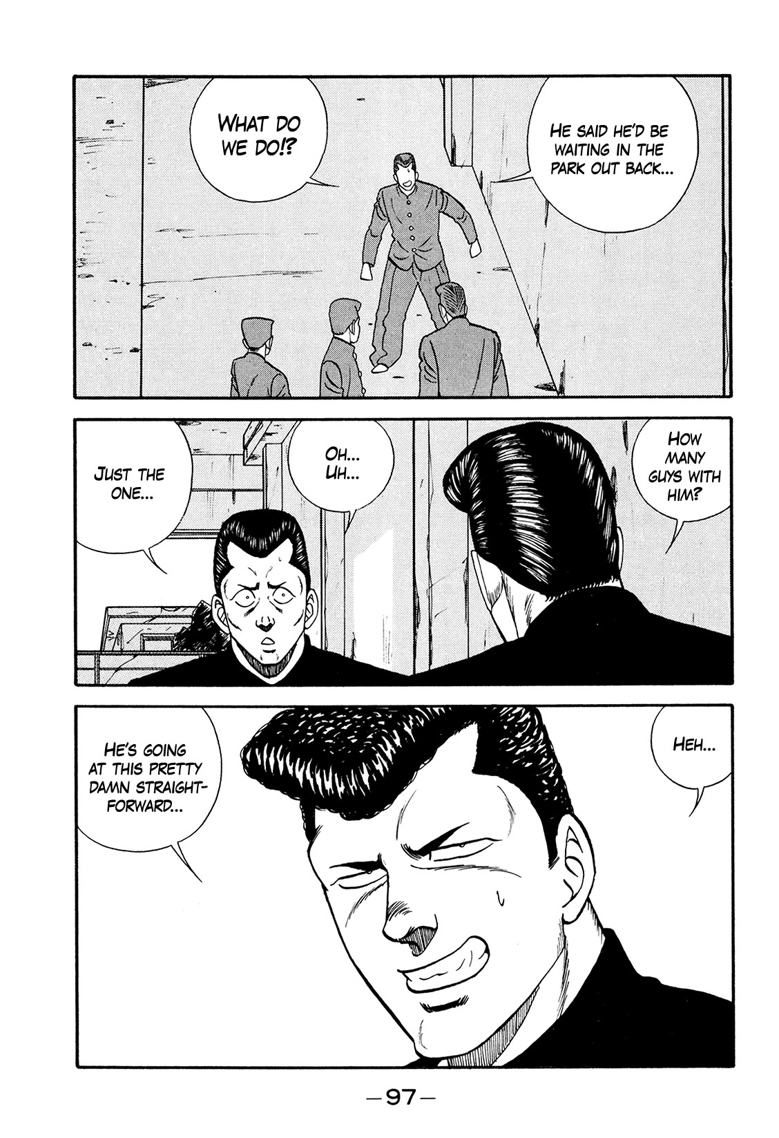 Be-Bop-Highschool Chapter 176 page 95 - Chapter 176: The High School Dimwit Crushing Evil and Spreading Truth