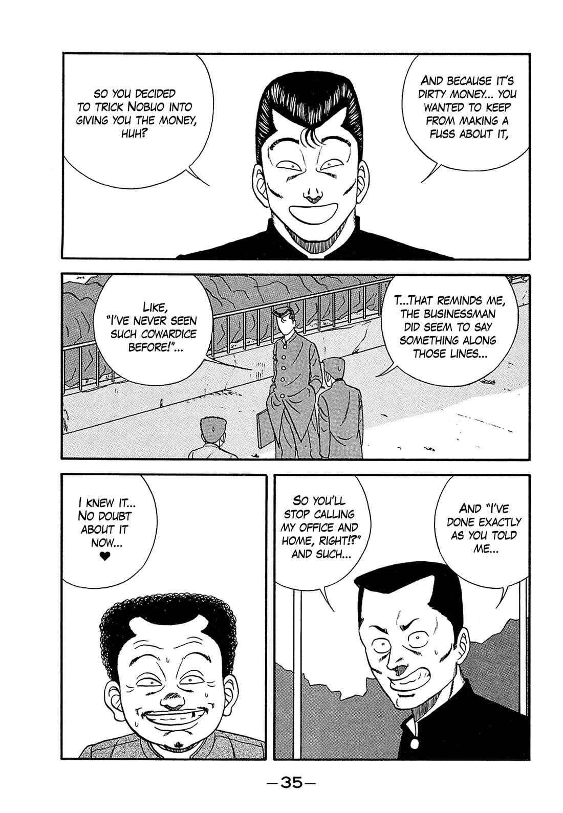 Be-Bop-Highschool Chapter 180 page 33 - Chapter 180: The Bush-Leaguer's Updraft