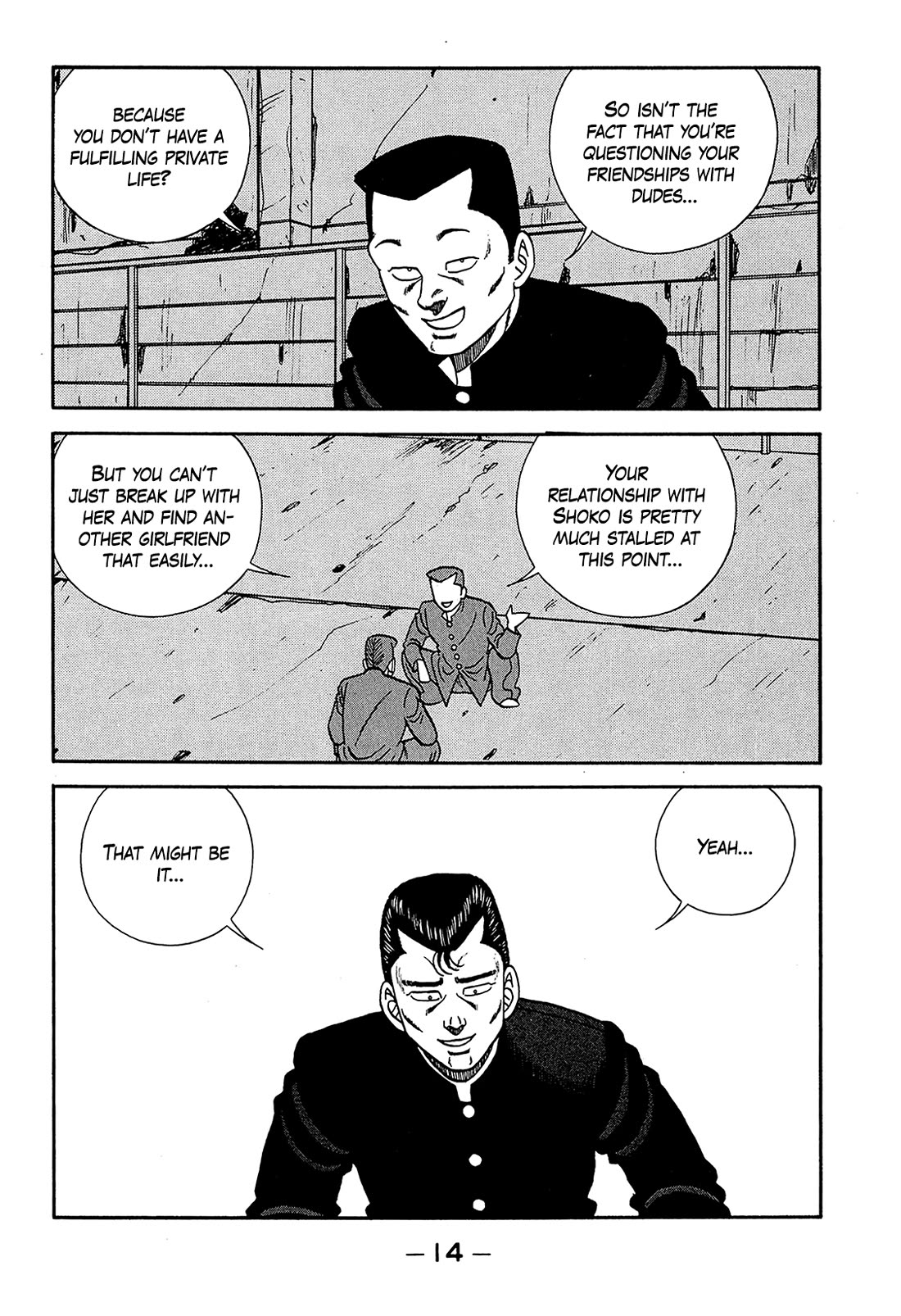Be-Bop-Highschool Chapter 184 page 13 - Chapter 184: The Grieving Bastard's Good Counsel