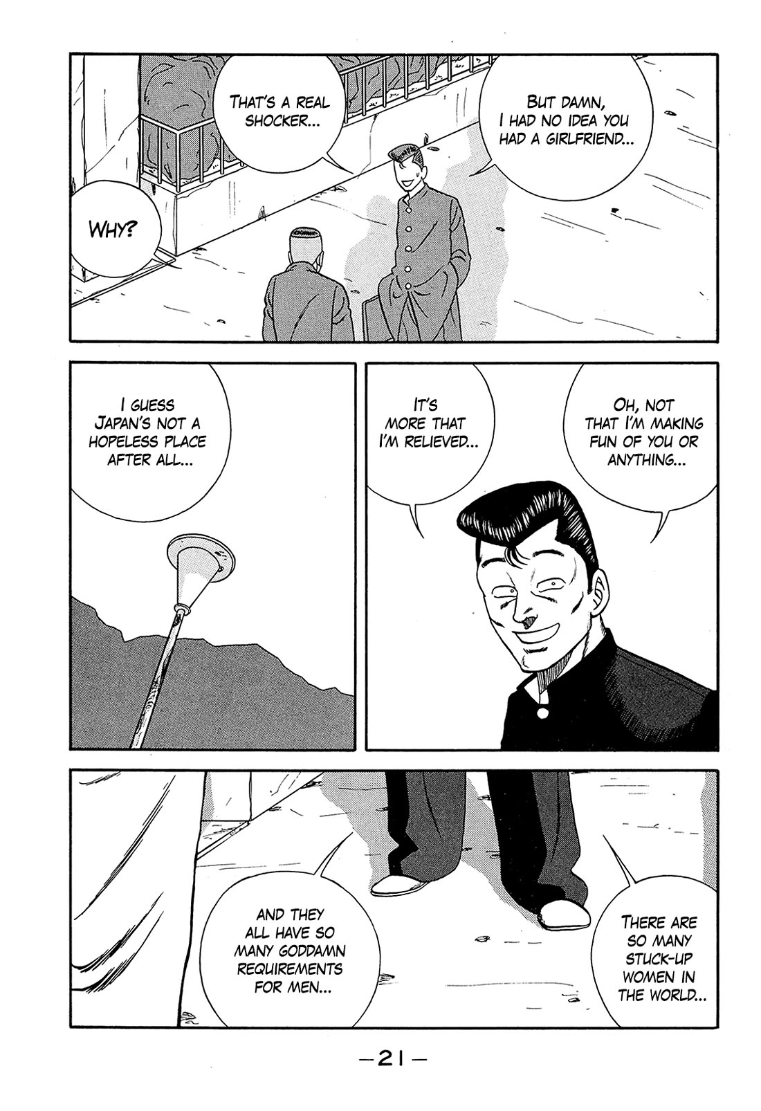 Be-Bop-Highschool Chapter 184 page 20 - Chapter 184: The Grieving Bastard's Good Counsel