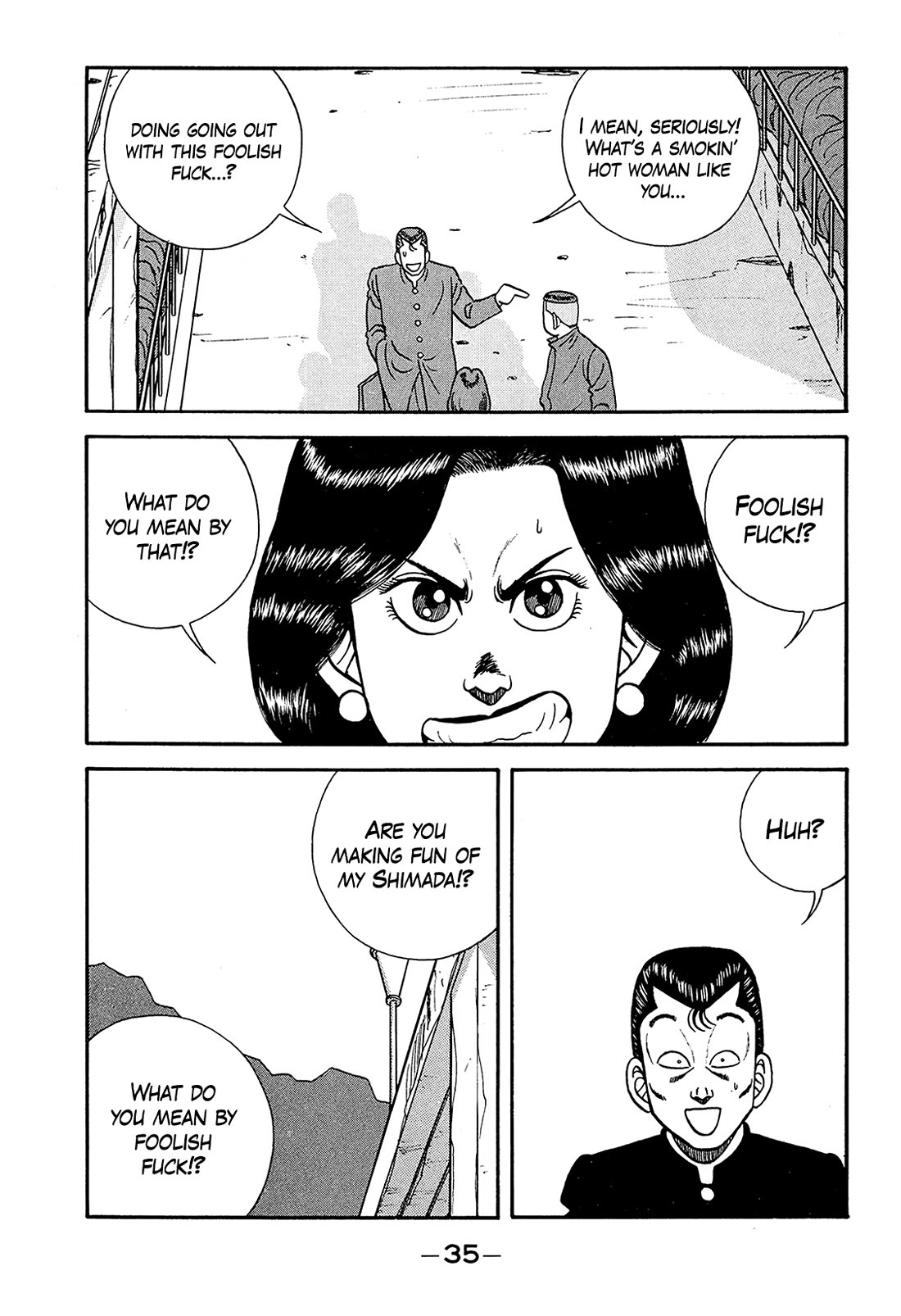 Be-Bop-Highschool Chapter 184 page 34 - Chapter 184: The Grieving Bastard's Good Counsel