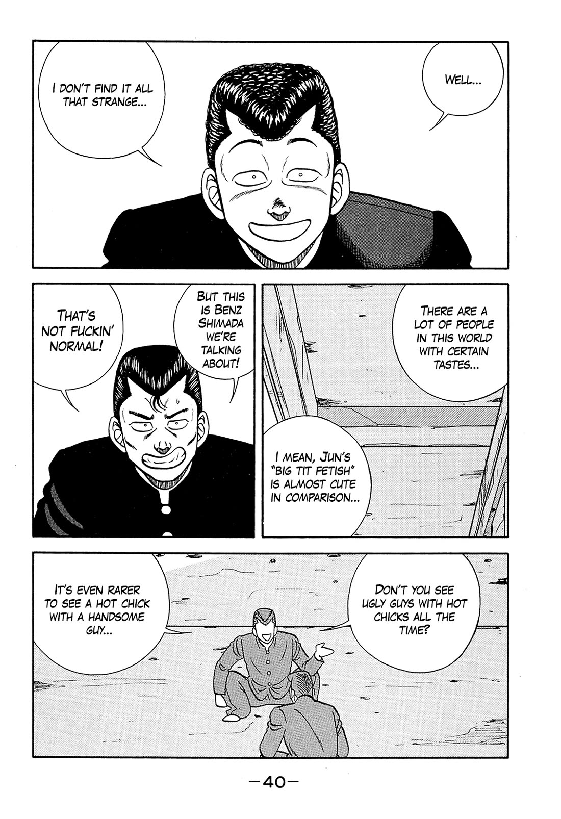 Be-Bop-Highschool Chapter 184 page 39 - Chapter 184: The Grieving Bastard's Good Counsel